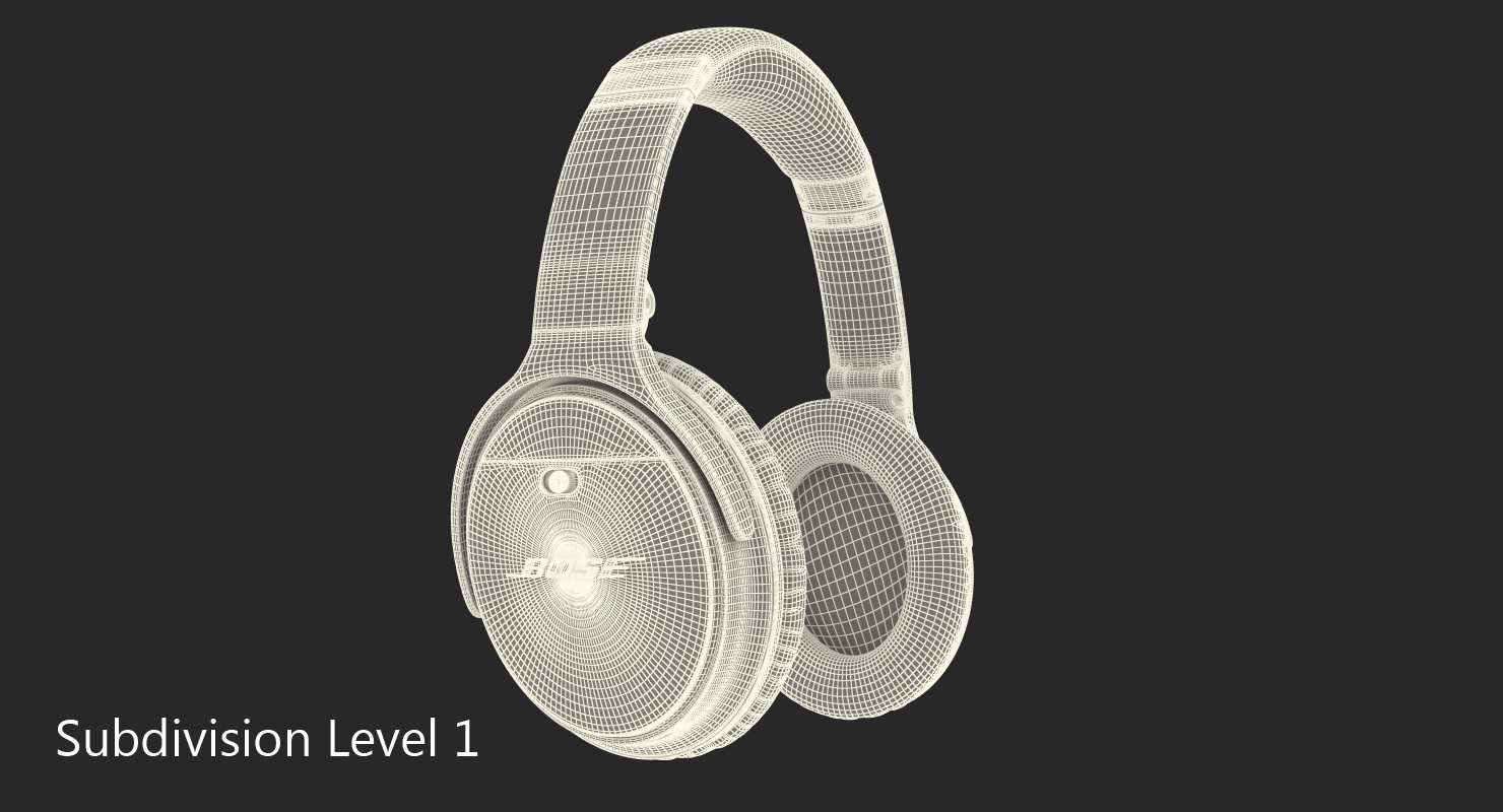 Bose Quiet Comfort Wireless Headphones Black 3D model