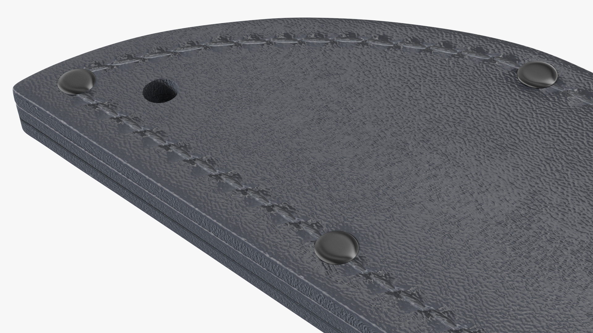 3D Leather Sheath for the Ka Bar Knife Black