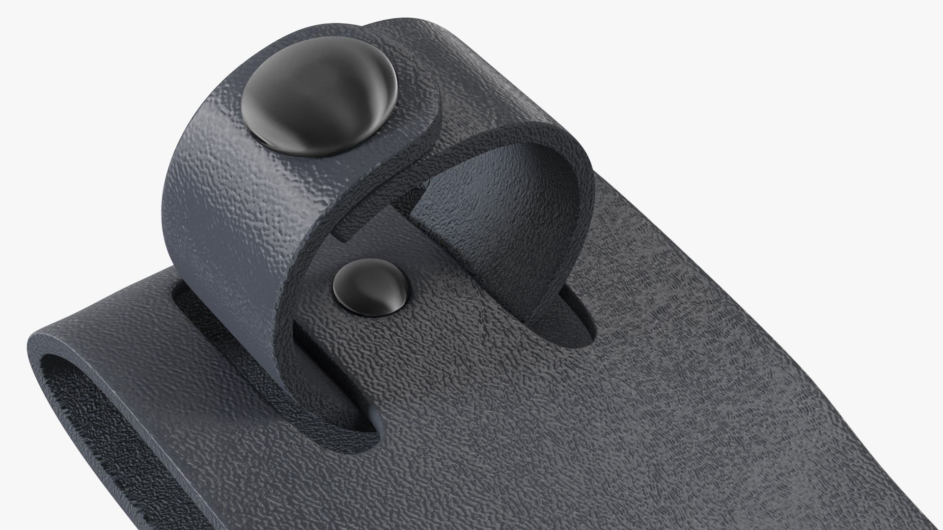 3D Leather Sheath for the Ka Bar Knife Black