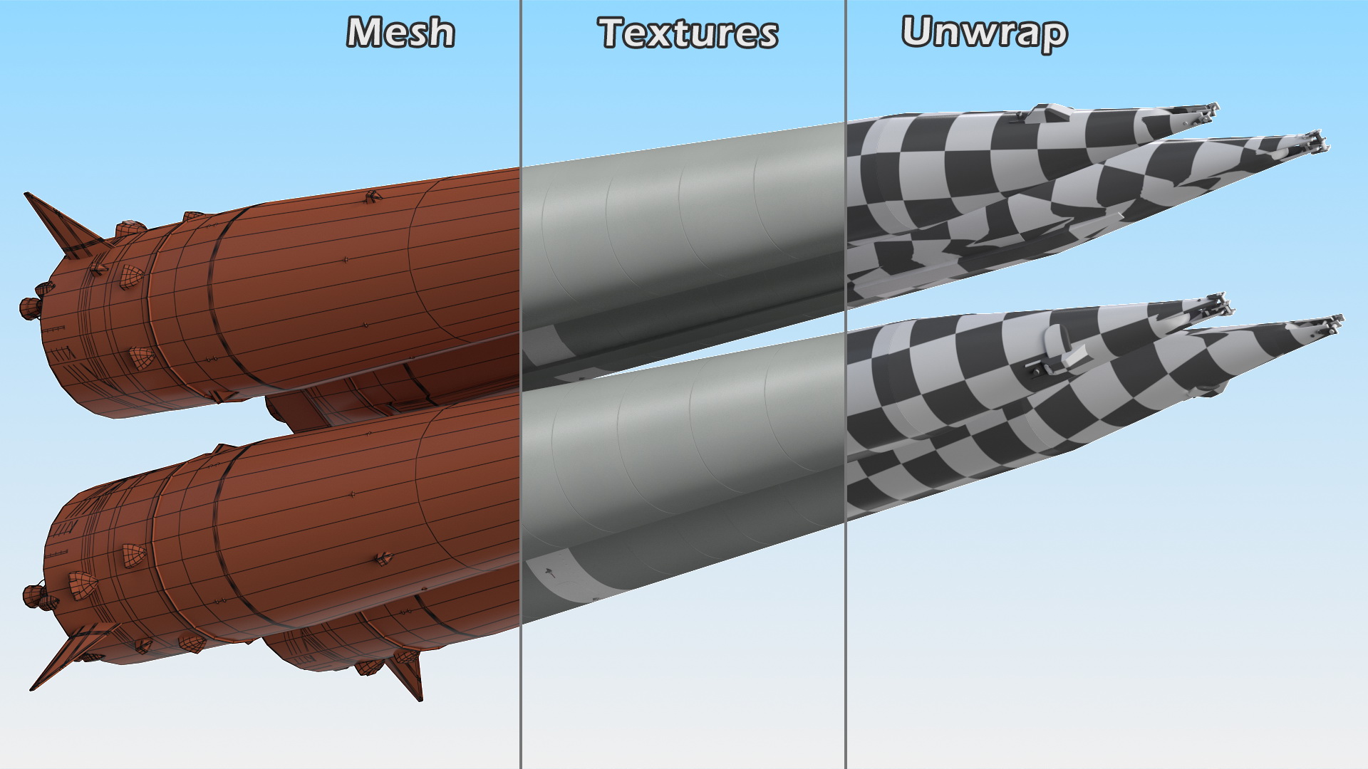 Soyuz 2 Rocket Stage 1 3D