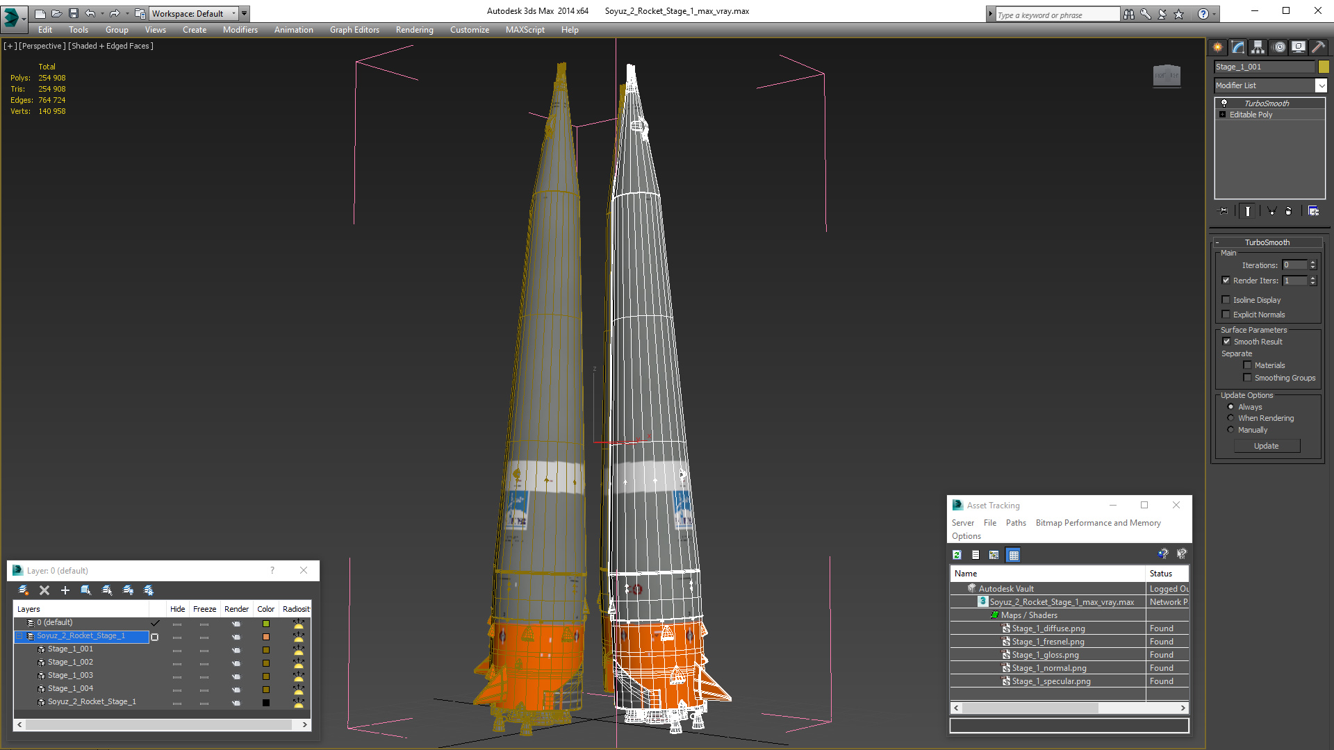 Soyuz 2 Rocket Stage 1 3D