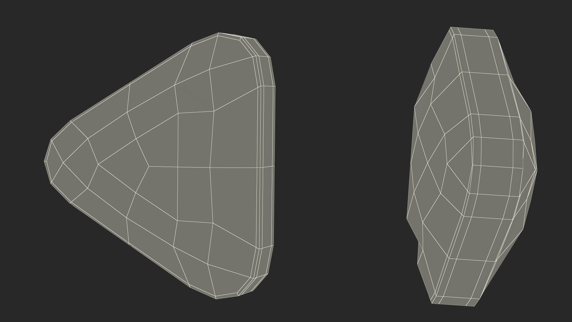 3D Triangle Pill model