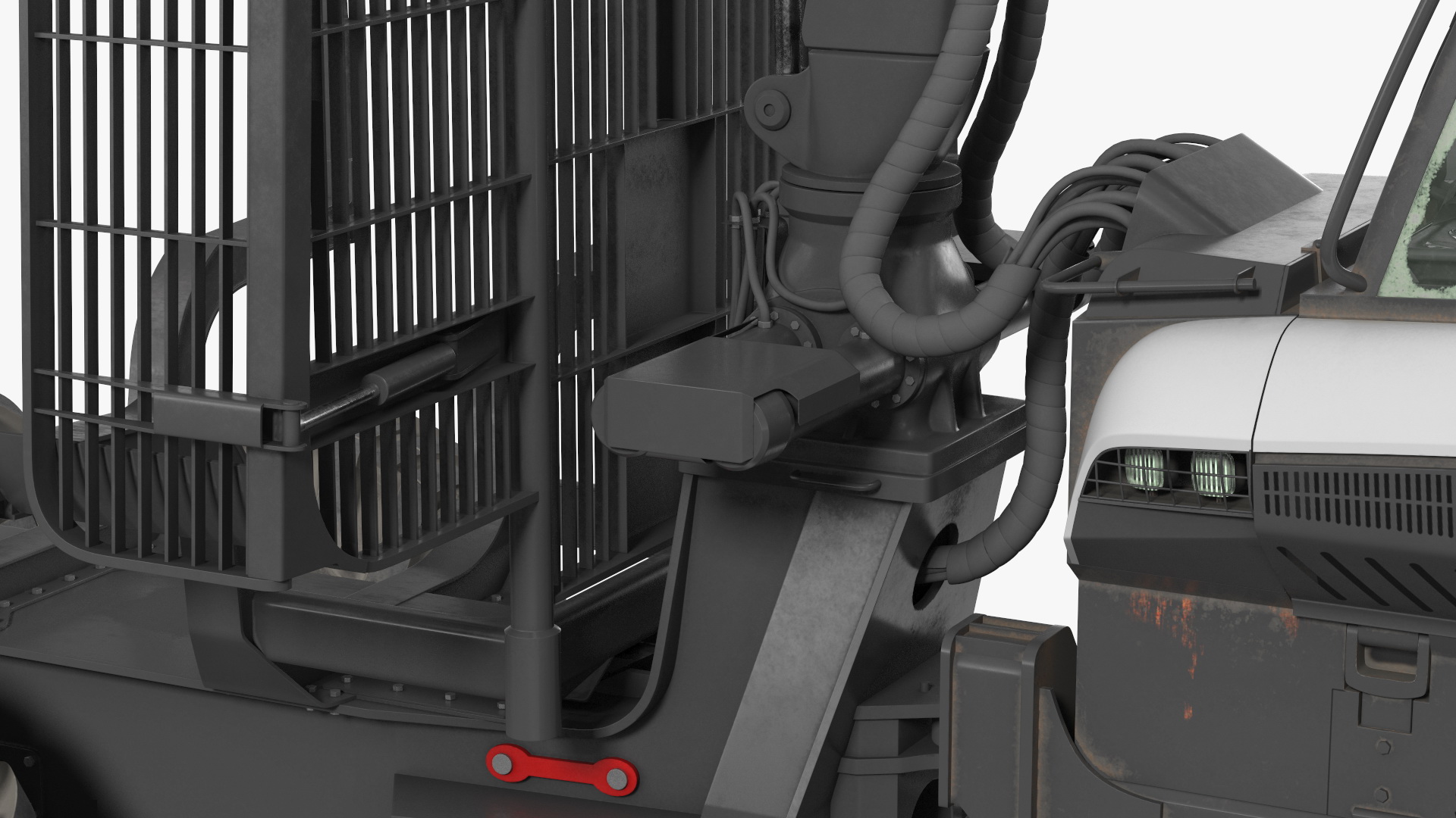 Forwarder Forestry Vehicle Dirty 3D