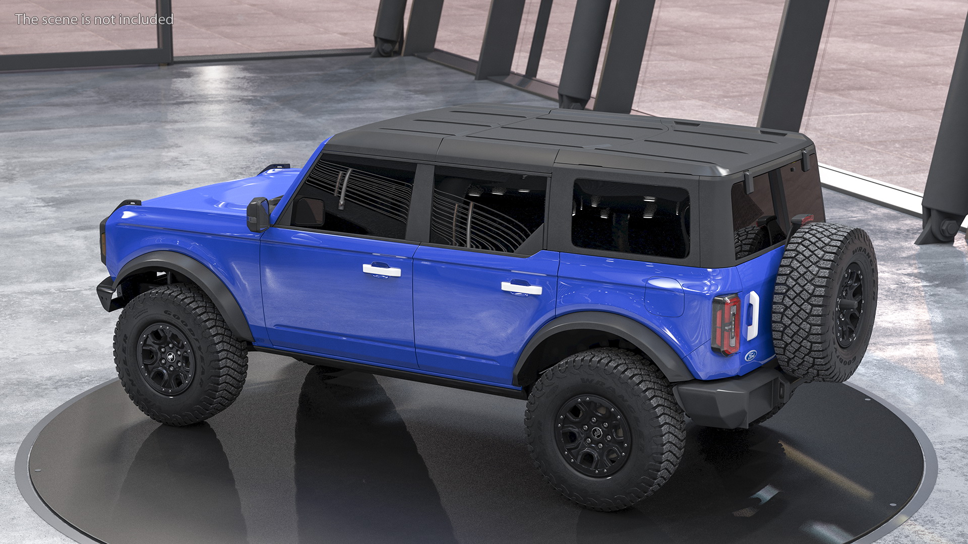 3D model Ford Bronco 2021 Four Door Exterior Only