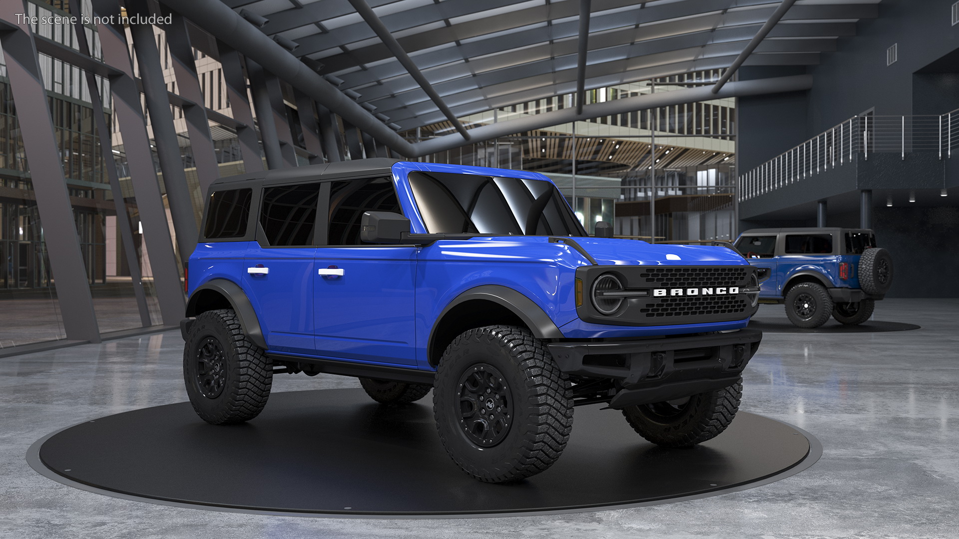 3D model Ford Bronco 2021 Four Door Exterior Only