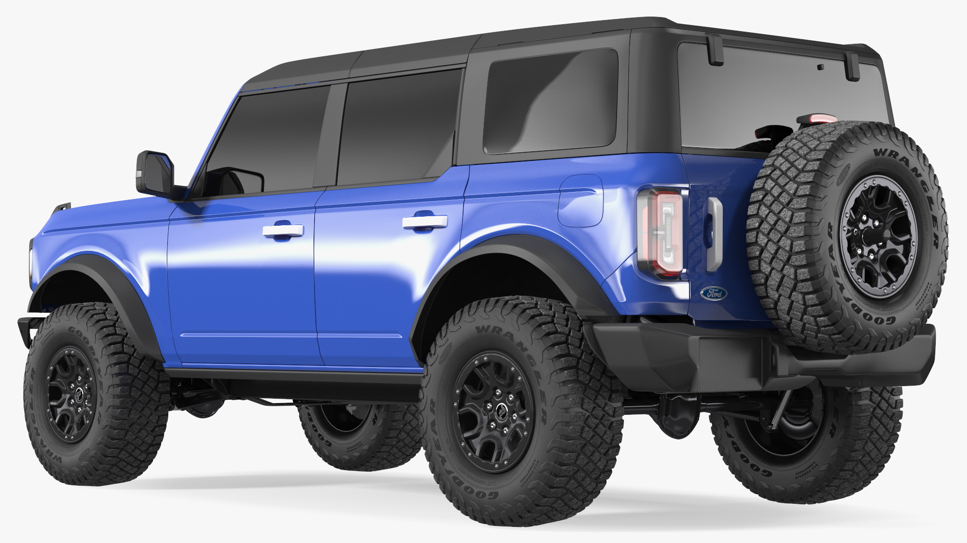 3D model Ford Bronco 2021 Four Door Exterior Only
