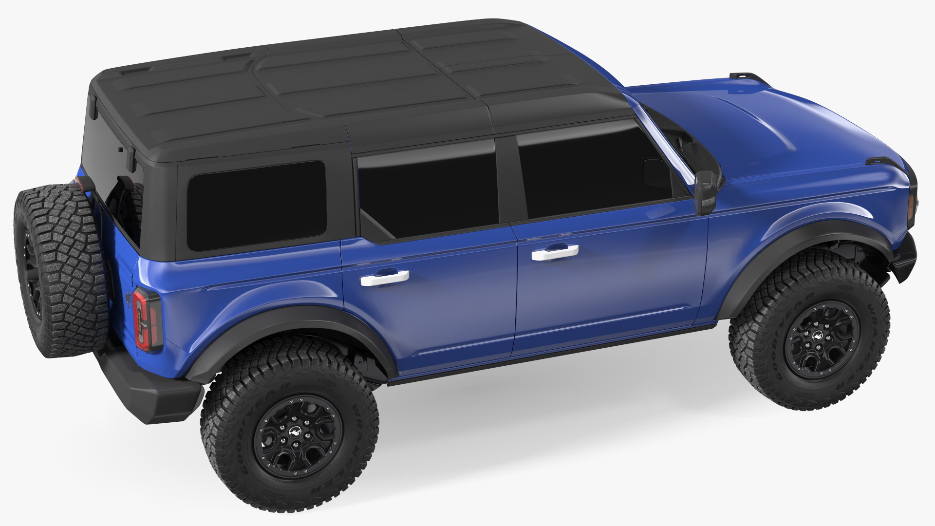 3D model Ford Bronco 2021 Four Door Exterior Only