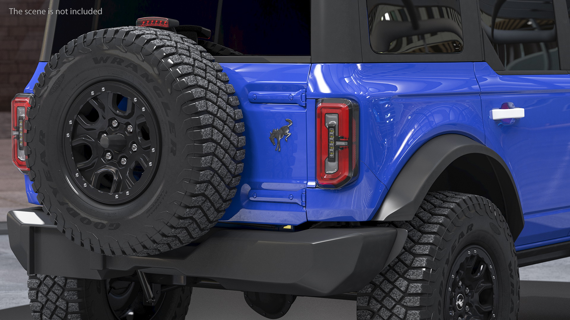 3D model Ford Bronco 2021 Four Door Exterior Only