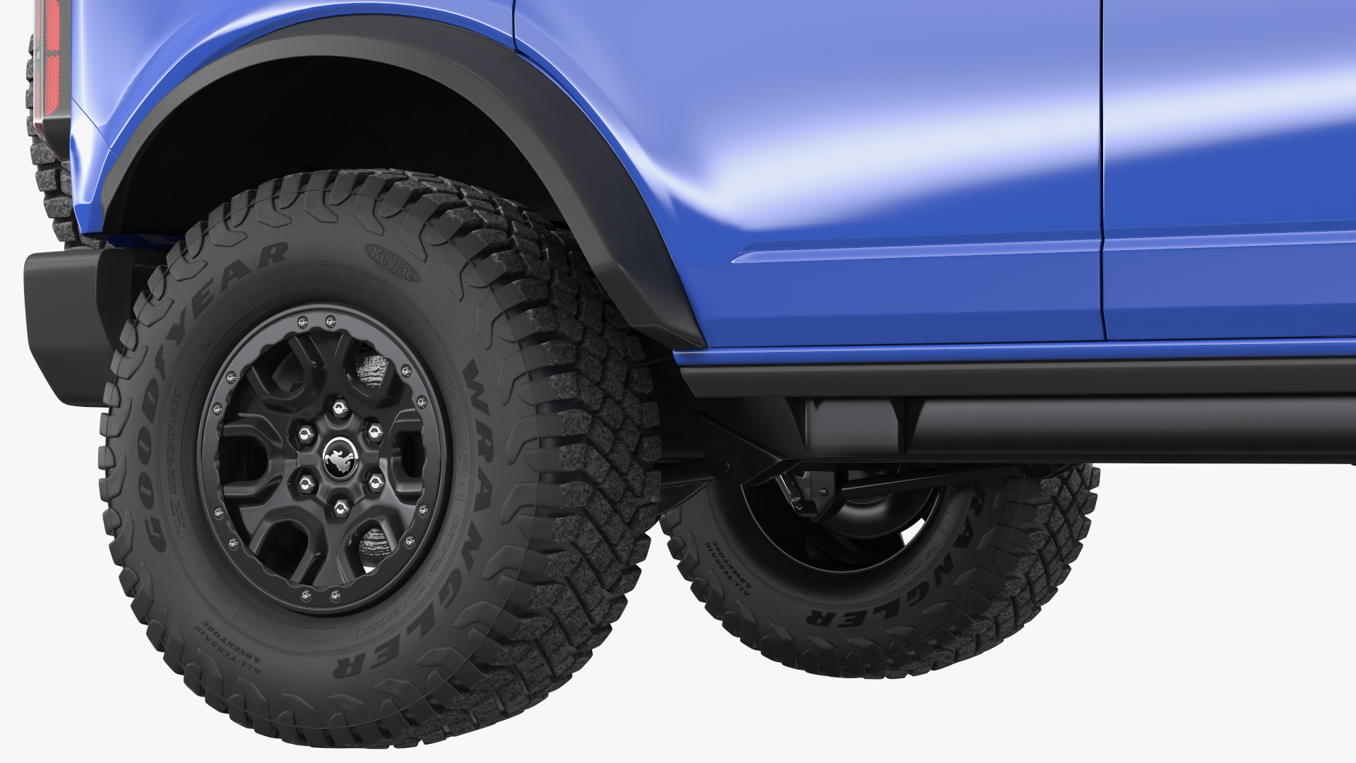 3D model Ford Bronco 2021 Four Door Exterior Only