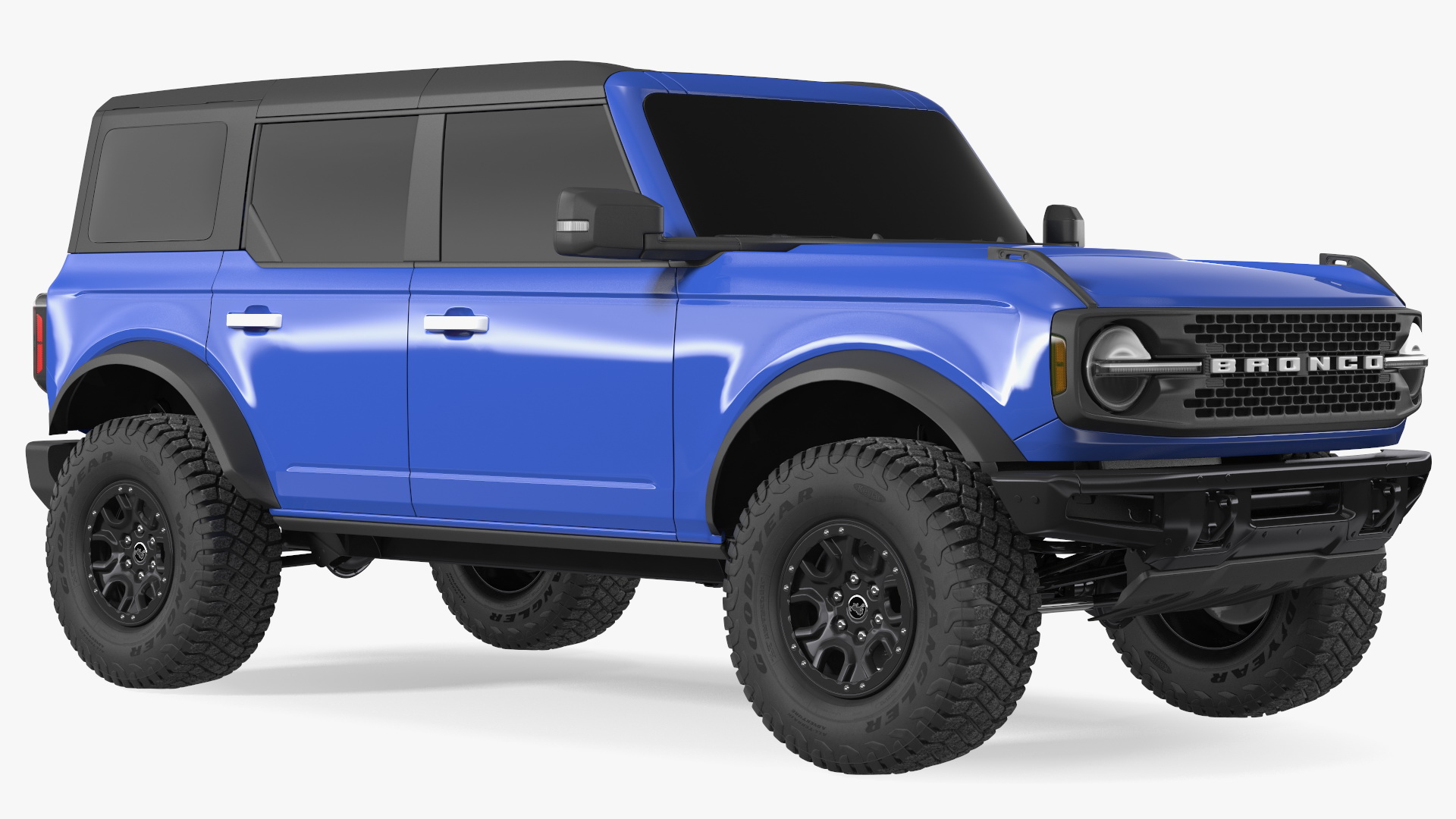3D model Ford Bronco 2021 Four Door Exterior Only