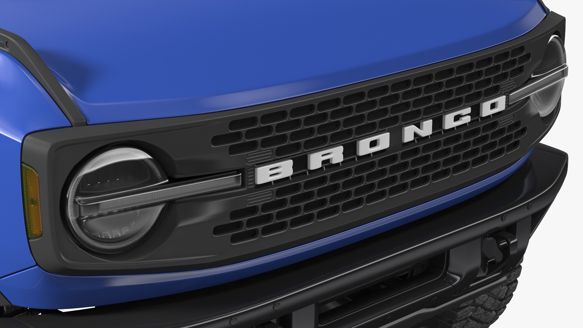3D model Ford Bronco 2021 Four Door Exterior Only