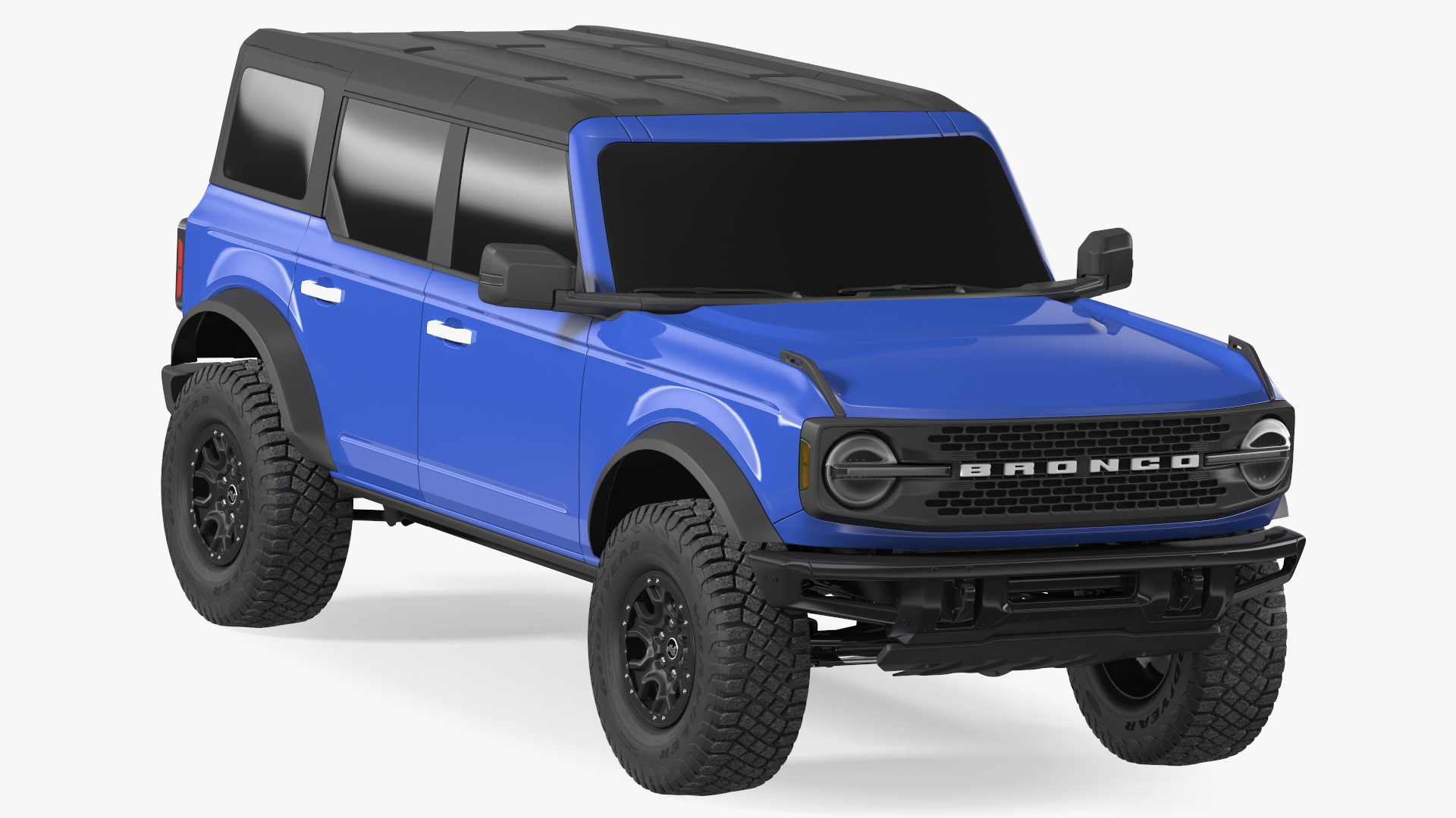 3D model Ford Bronco 2021 Four Door Exterior Only