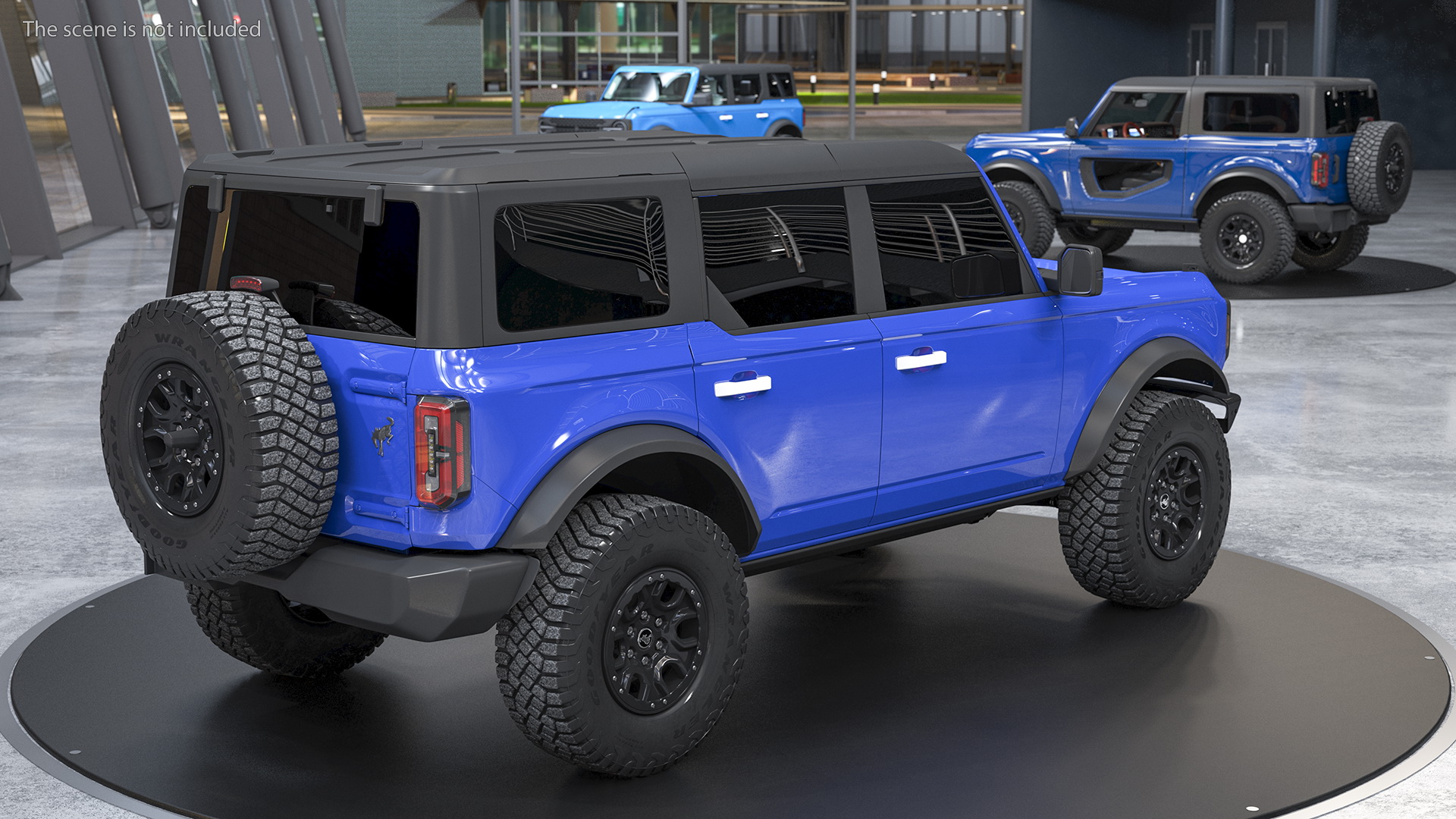 3D model Ford Bronco 2021 Four Door Exterior Only
