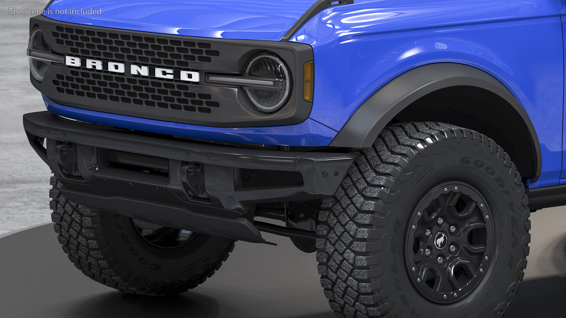 3D model Ford Bronco 2021 Four Door Exterior Only