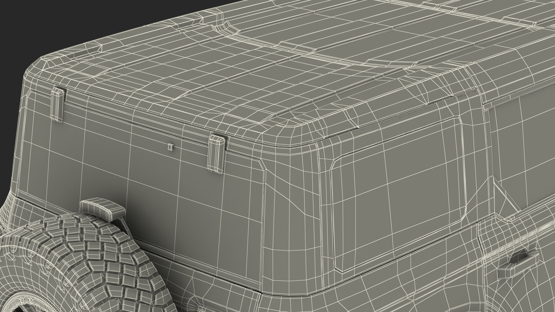 3D model Ford Bronco 2021 Four Door Exterior Only