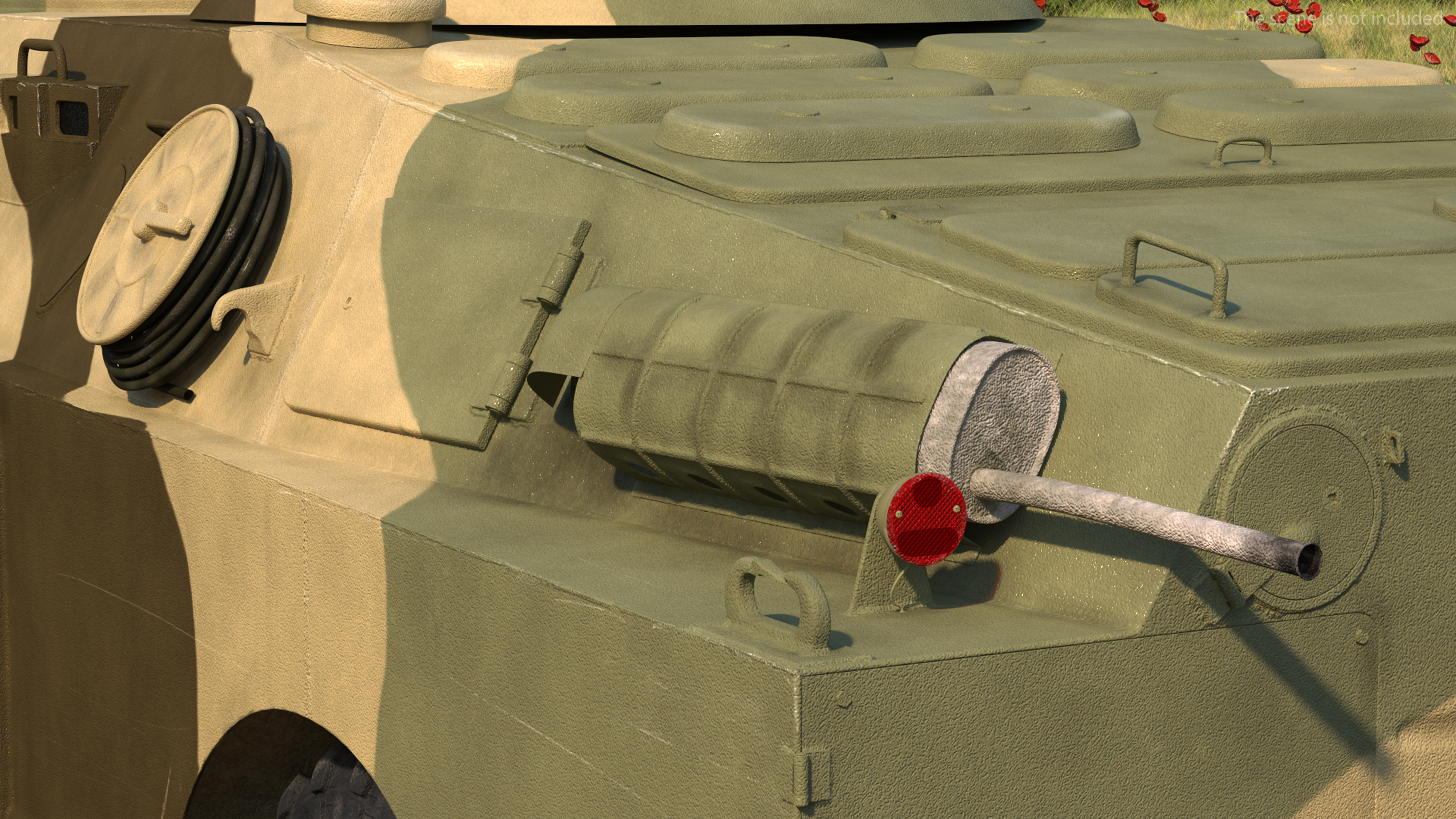 3D model BRDM 2 Amphibious Vehicle