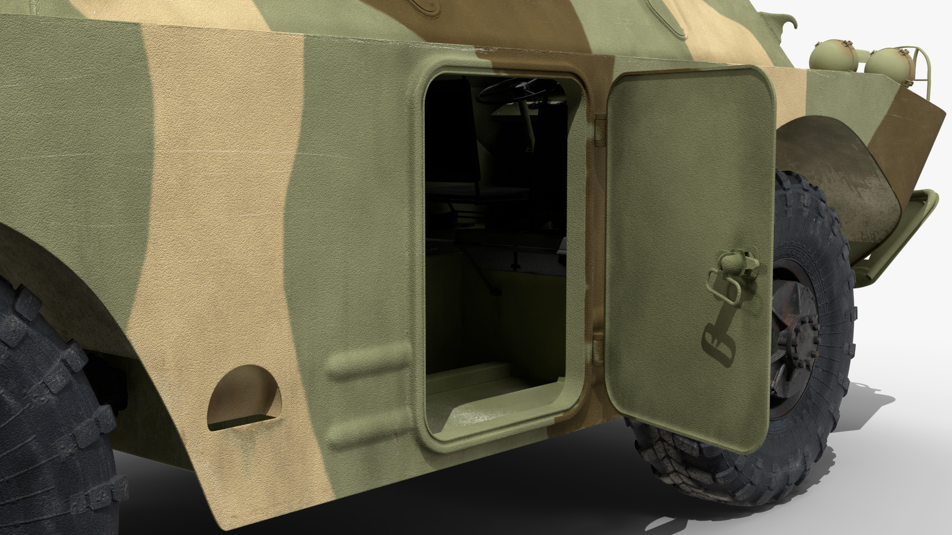 3D model BRDM 2 Amphibious Vehicle