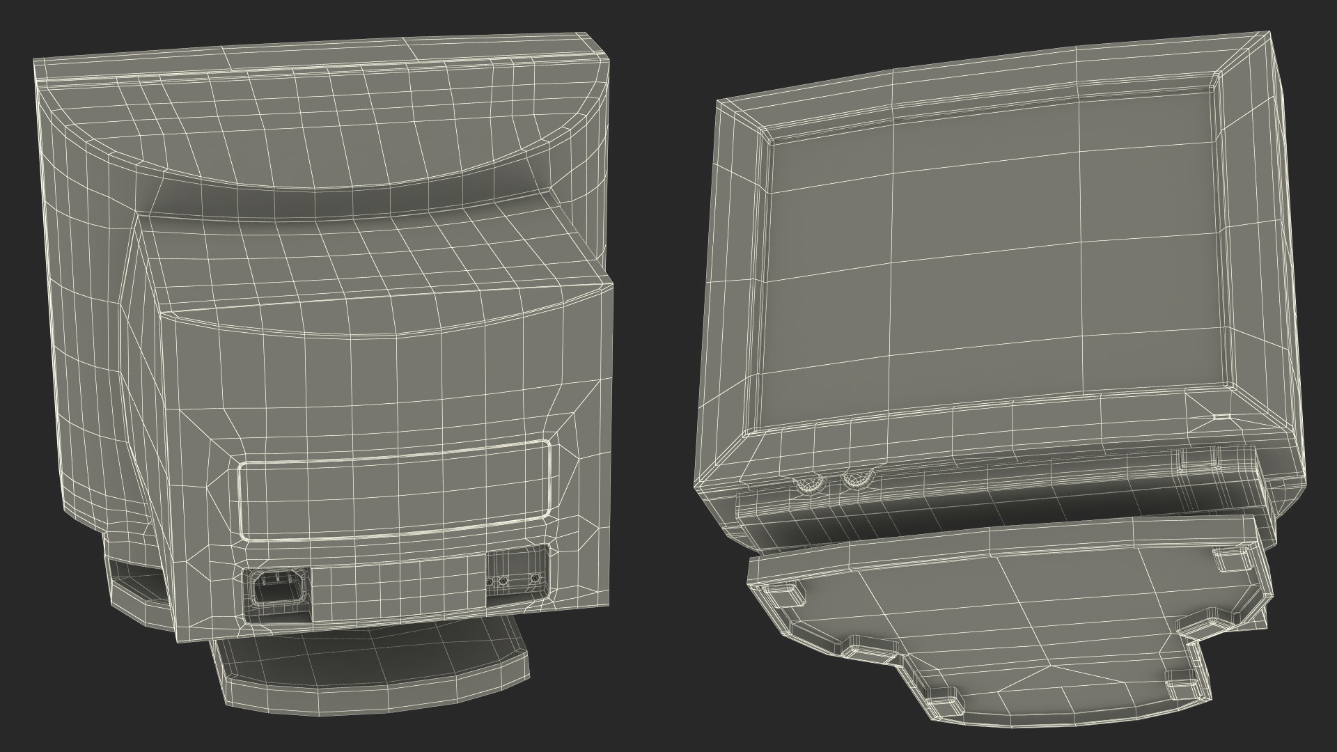 3D model Vintage Apple Computer Monitor
