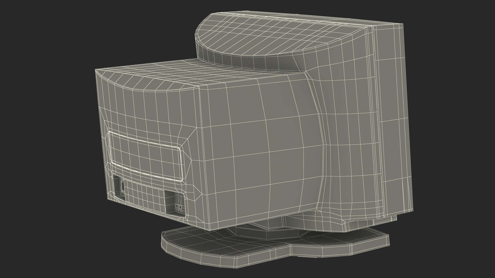 3D model Vintage Apple Computer Monitor