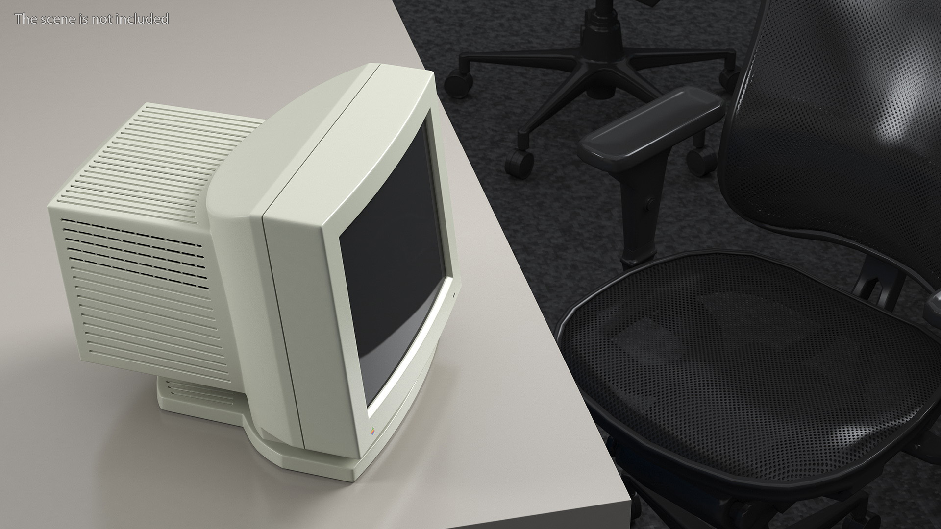 3D model Vintage Apple Computer Monitor