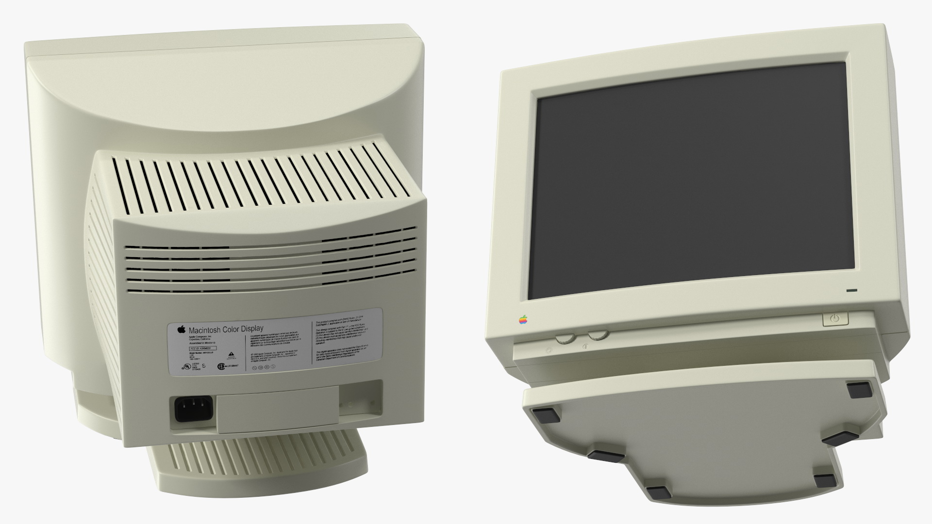 3D model Vintage Apple Computer Monitor
