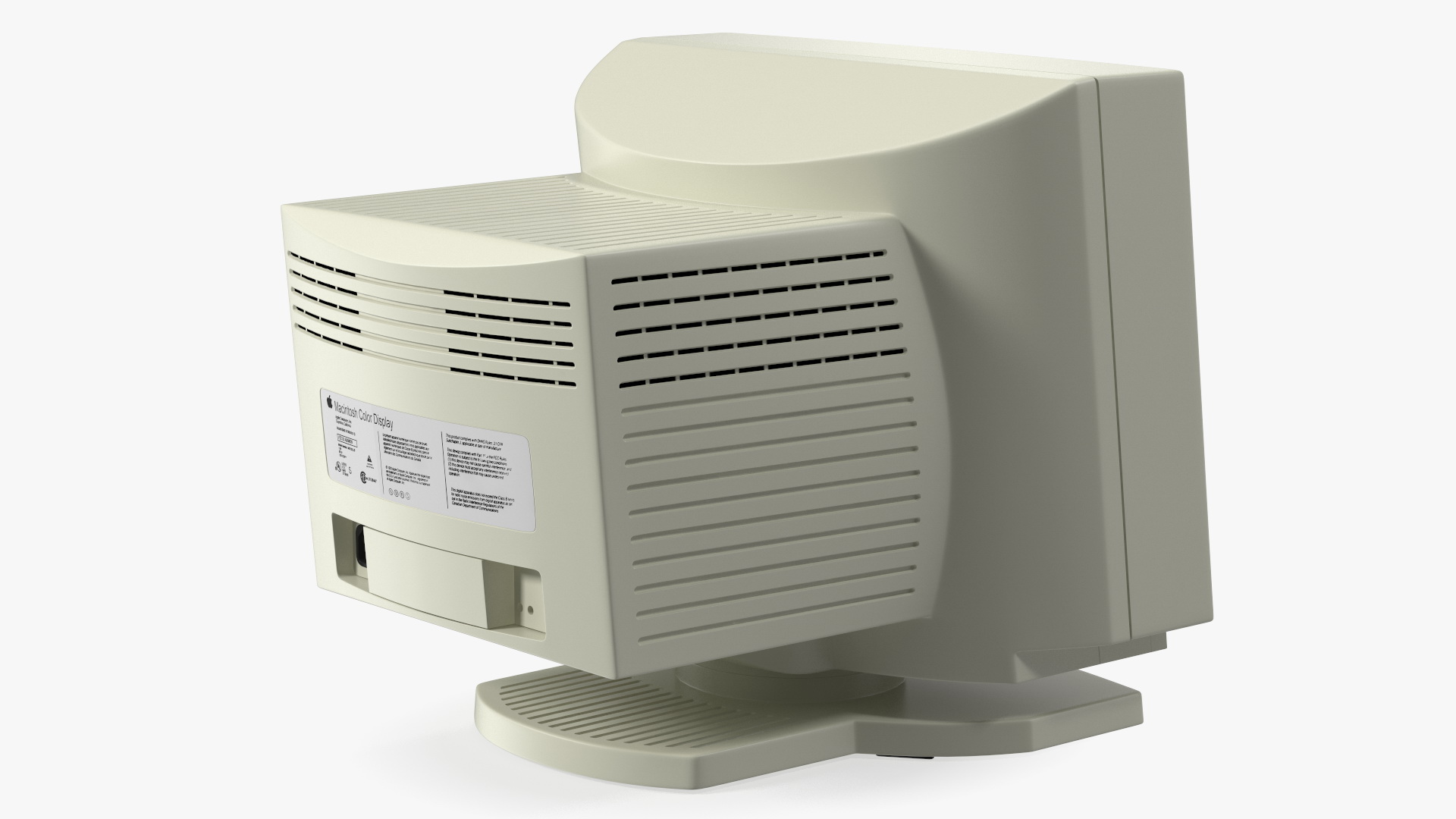 3D model Vintage Apple Computer Monitor