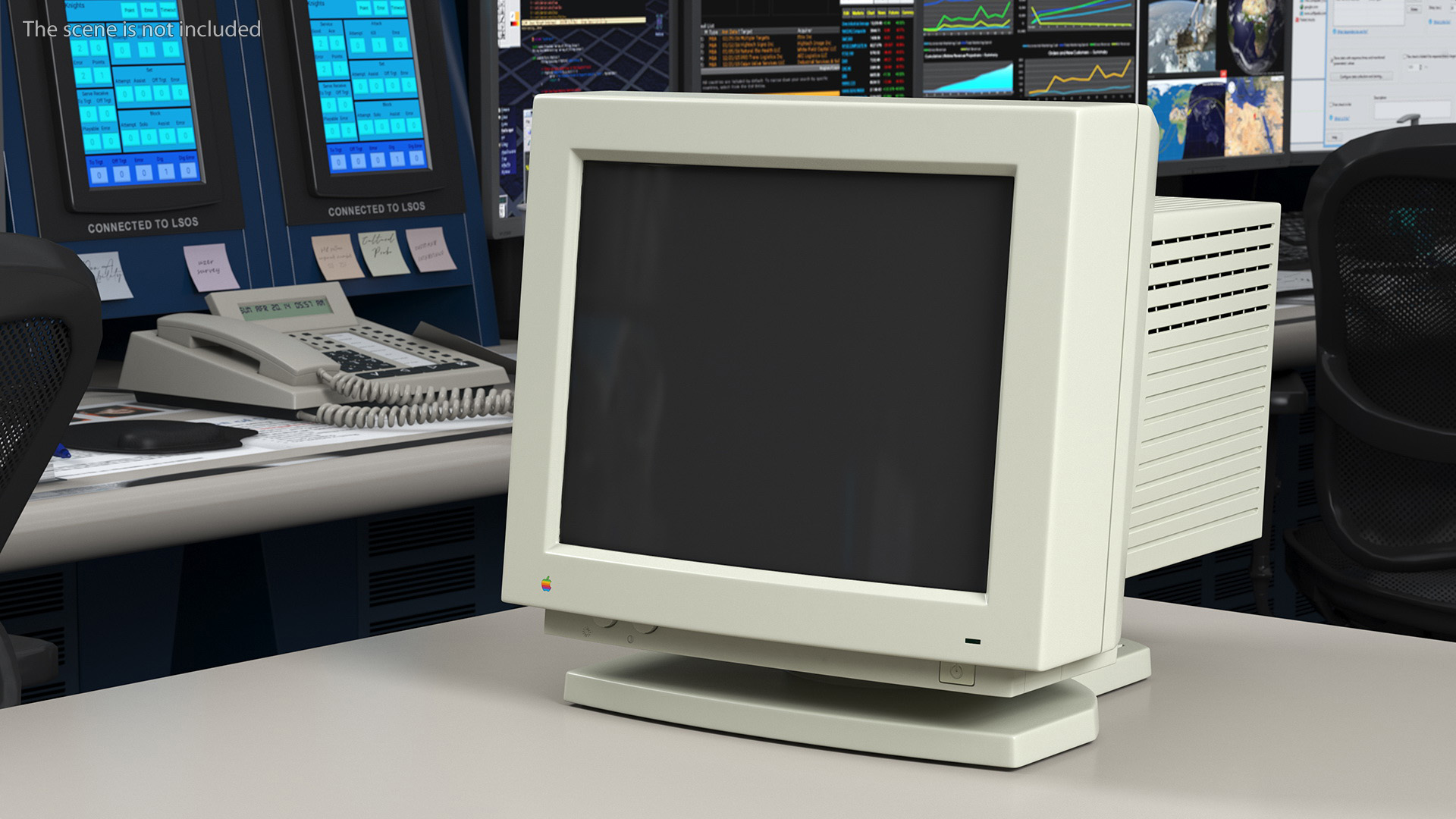 3D model Vintage Apple Computer Monitor