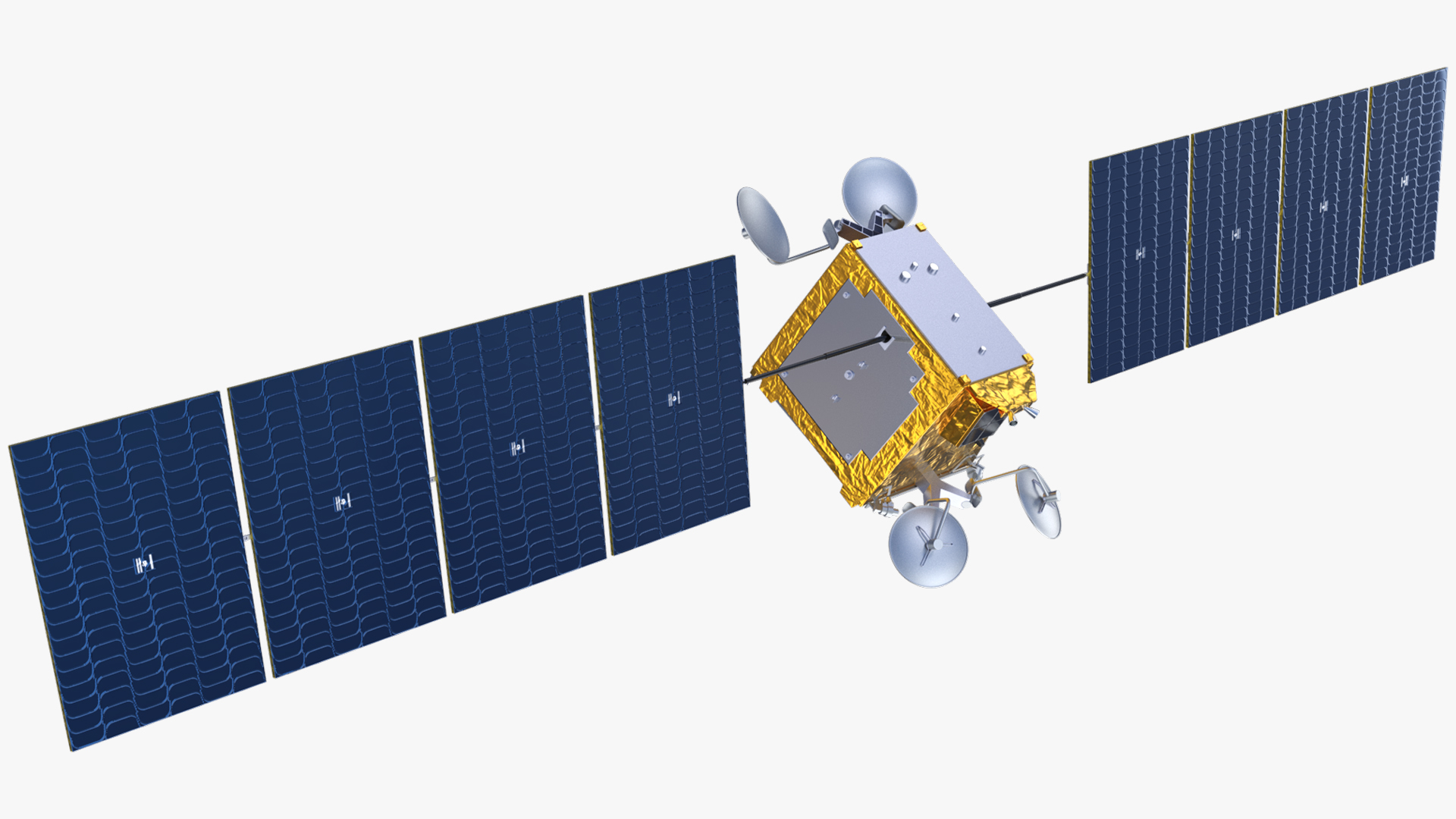 OneWeb Satellite 3D model preview