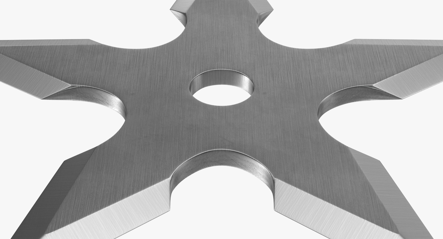 3D Shurikens Set model