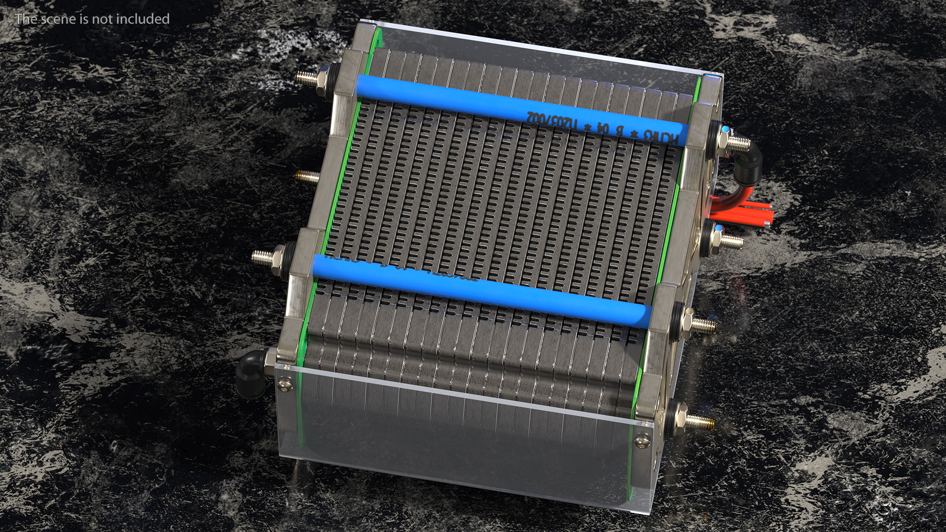 3D model Proton Exchange Membrane Fuel Cell Stack