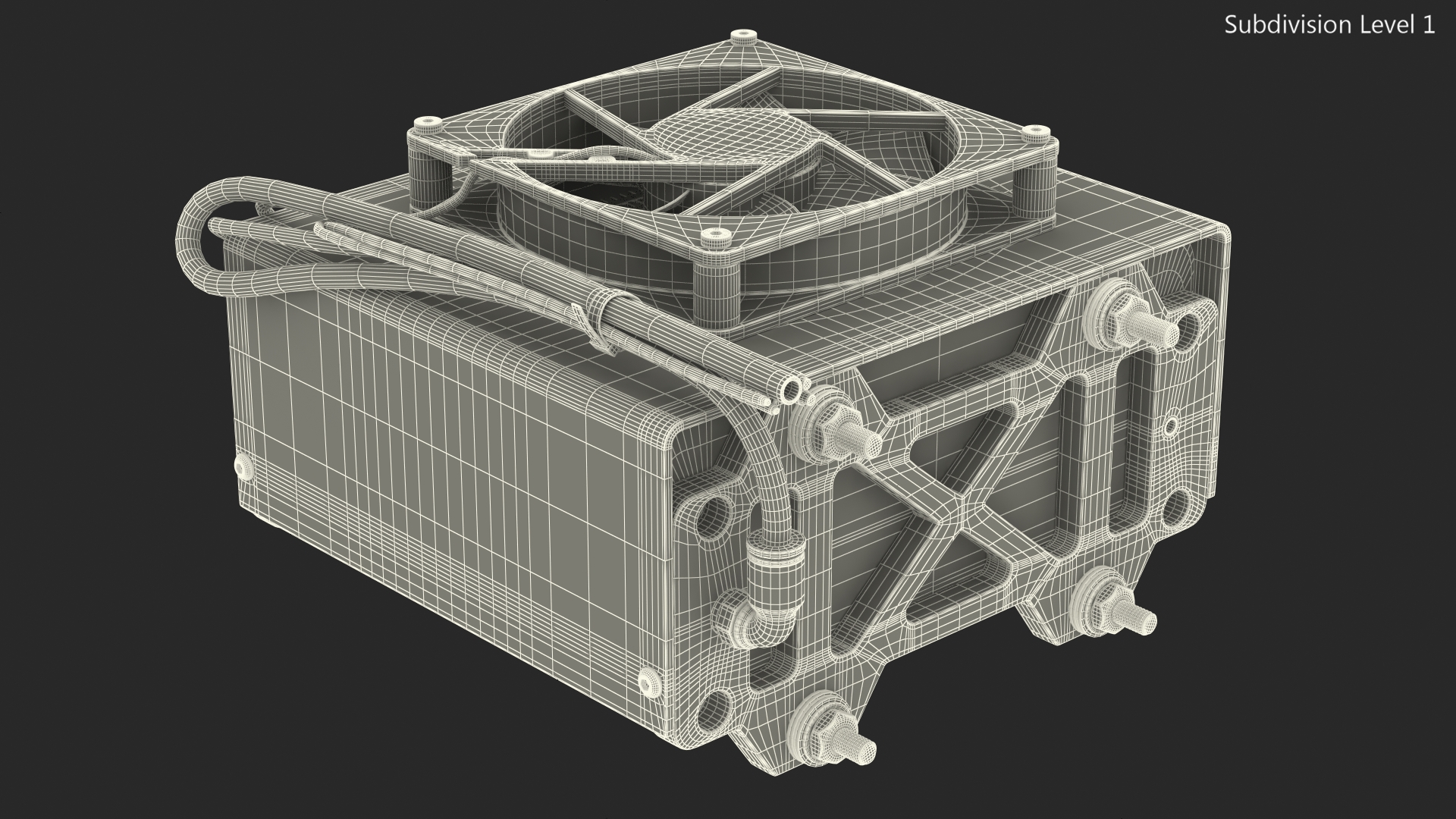 3D model Proton Exchange Membrane Fuel Cell Stack
