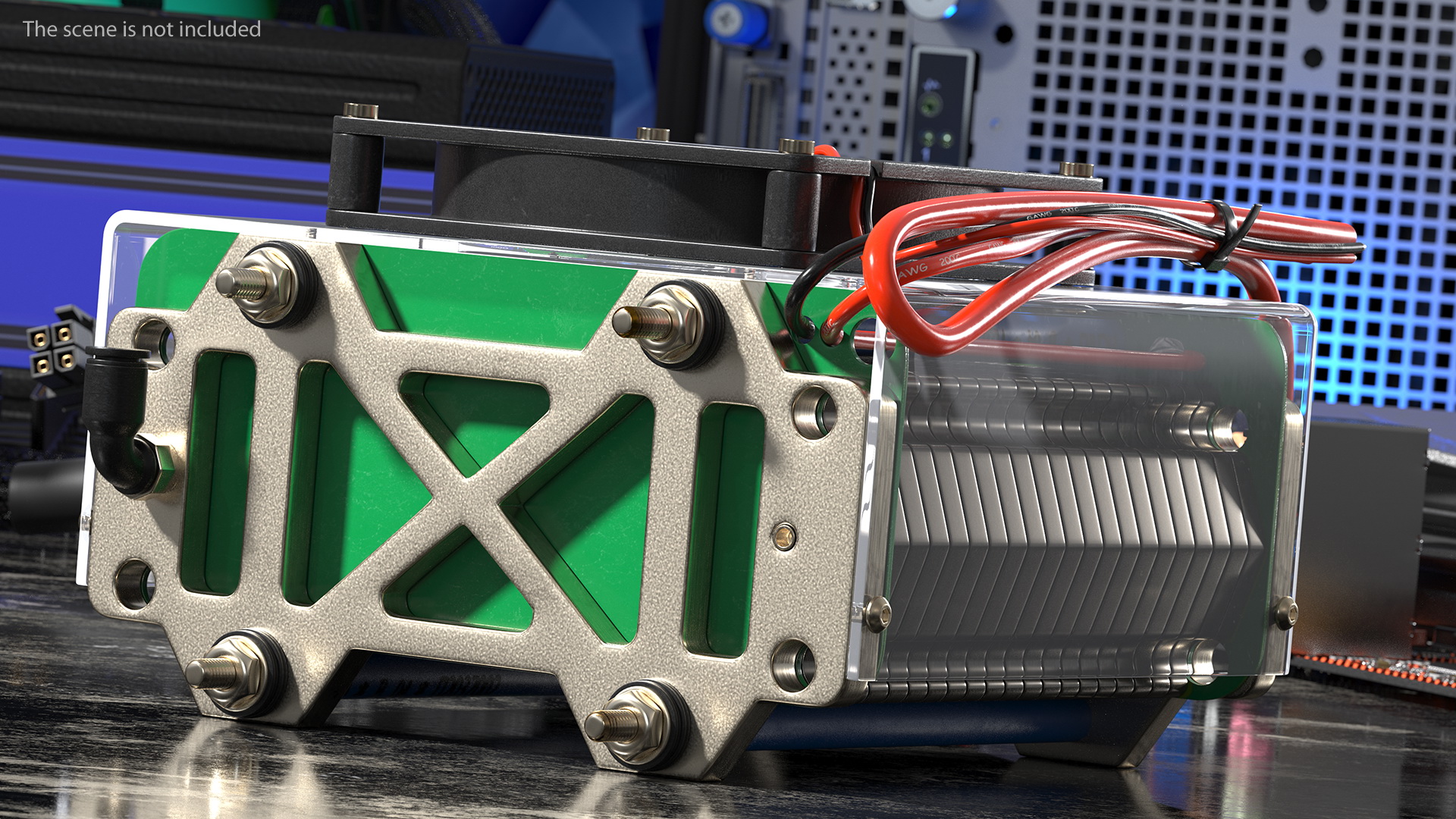 3D model Proton Exchange Membrane Fuel Cell Stack