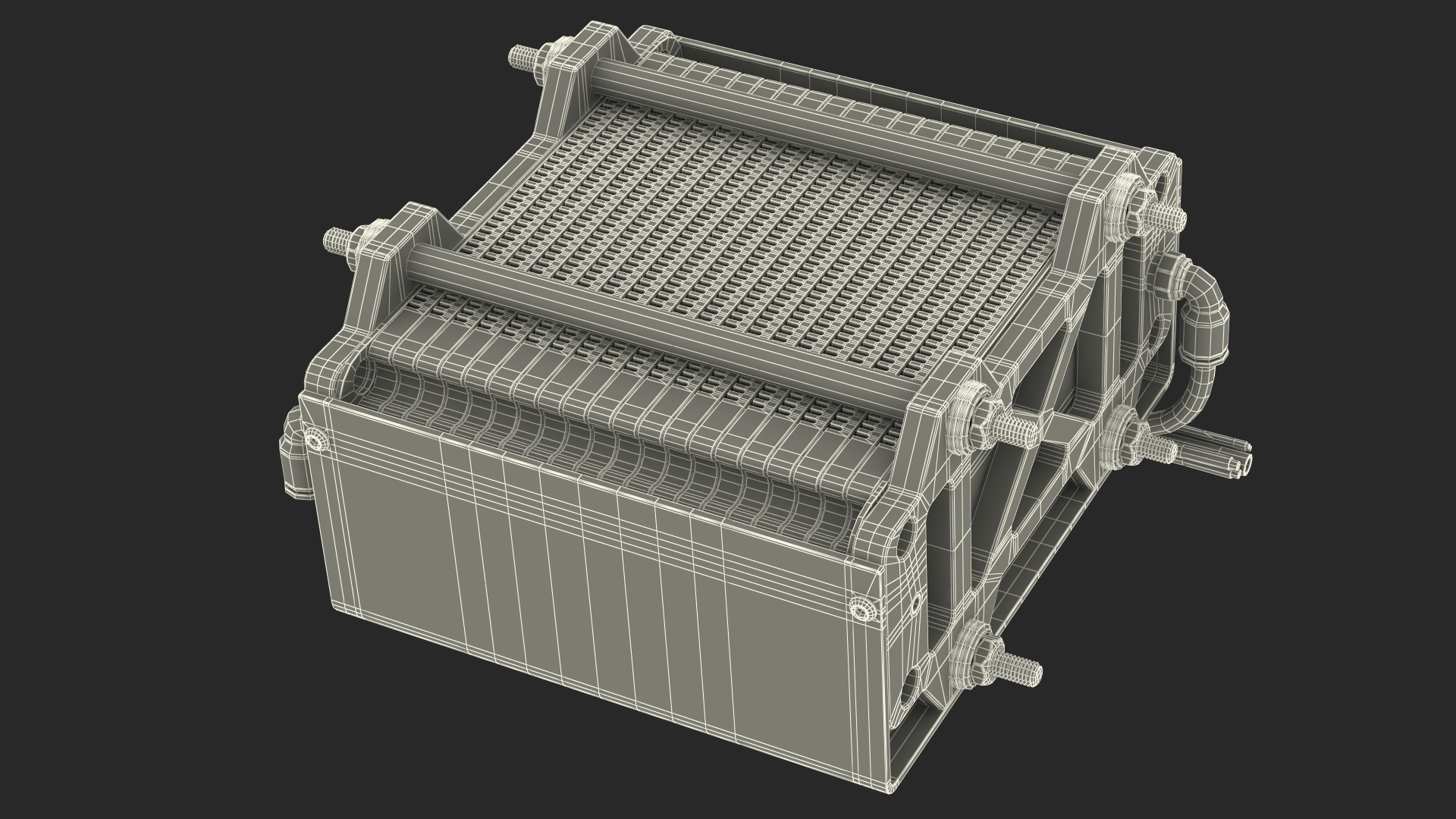3D model Proton Exchange Membrane Fuel Cell Stack