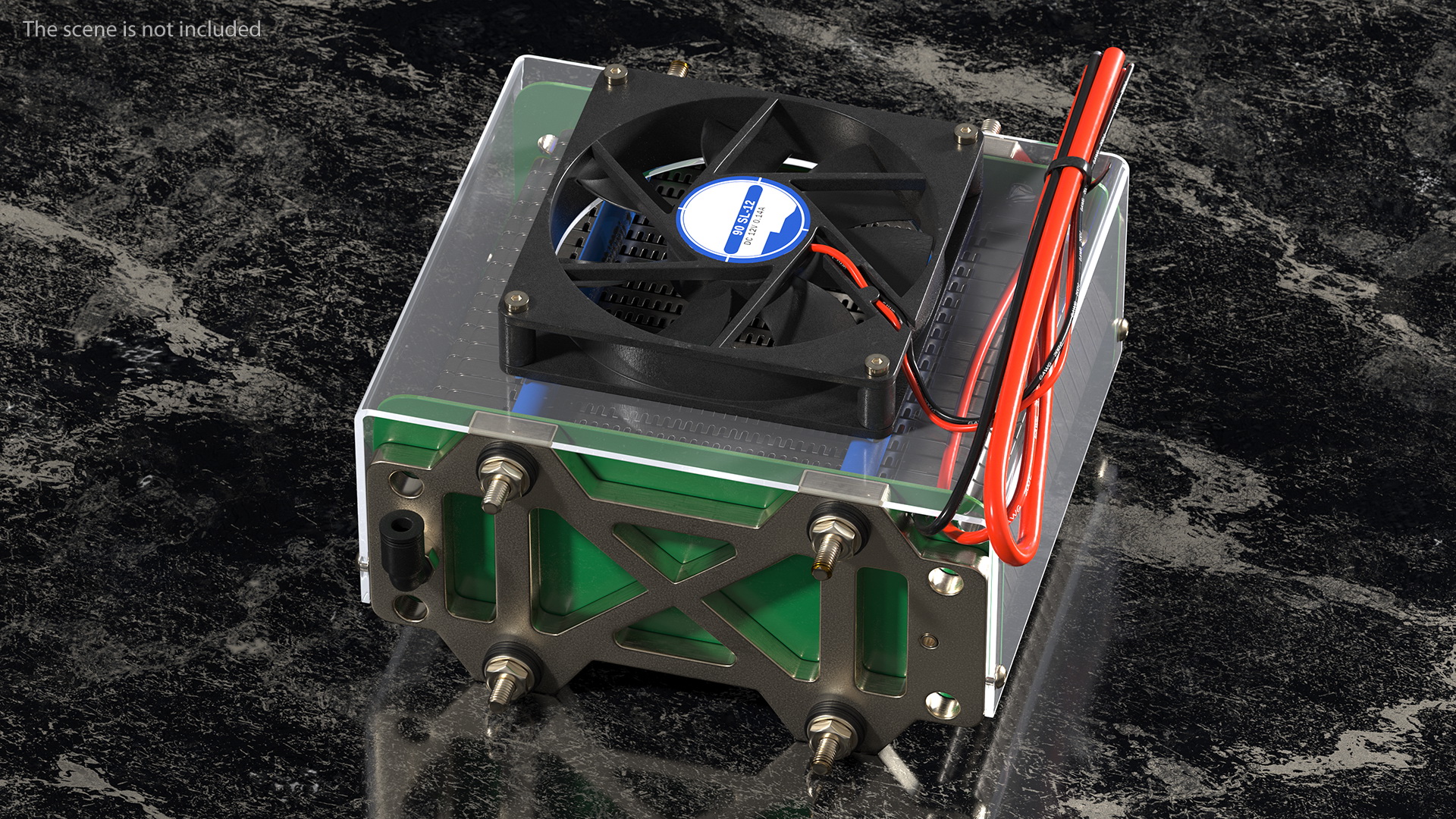 3D model Proton Exchange Membrane Fuel Cell Stack