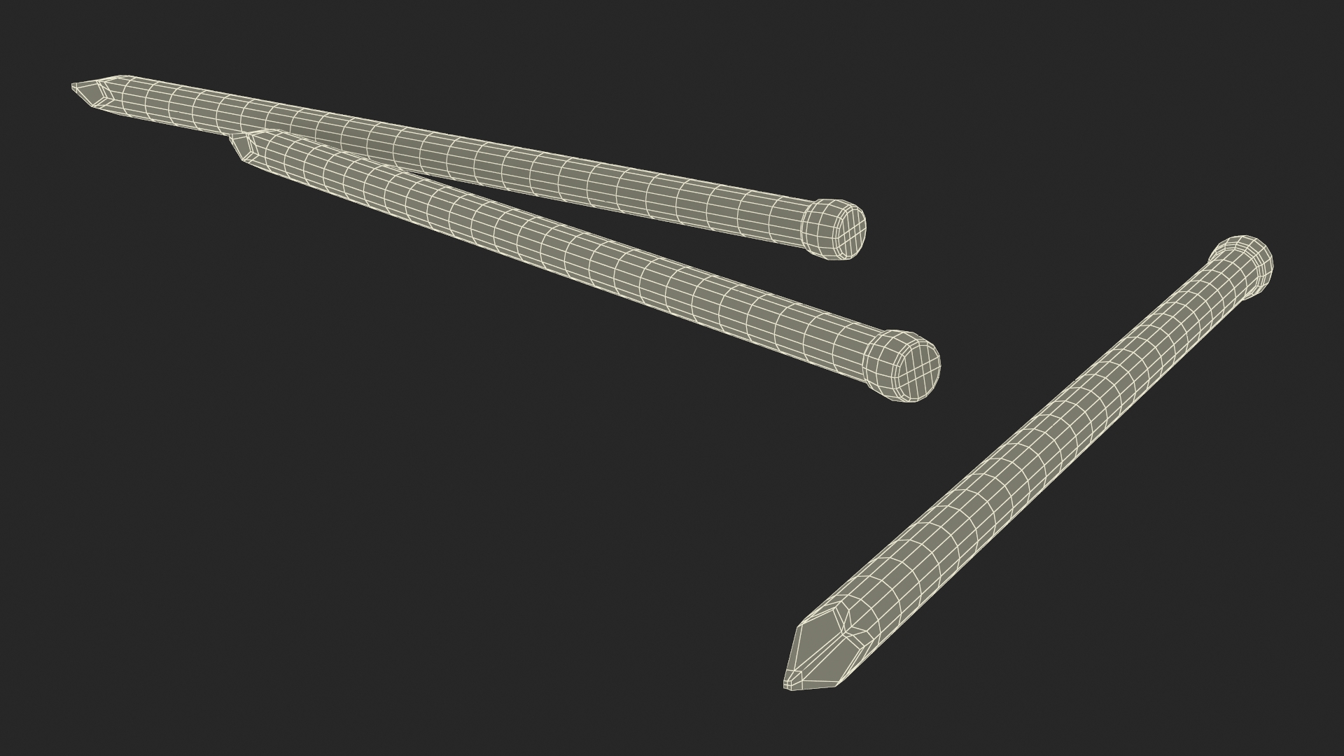 3D model Finishing Nails