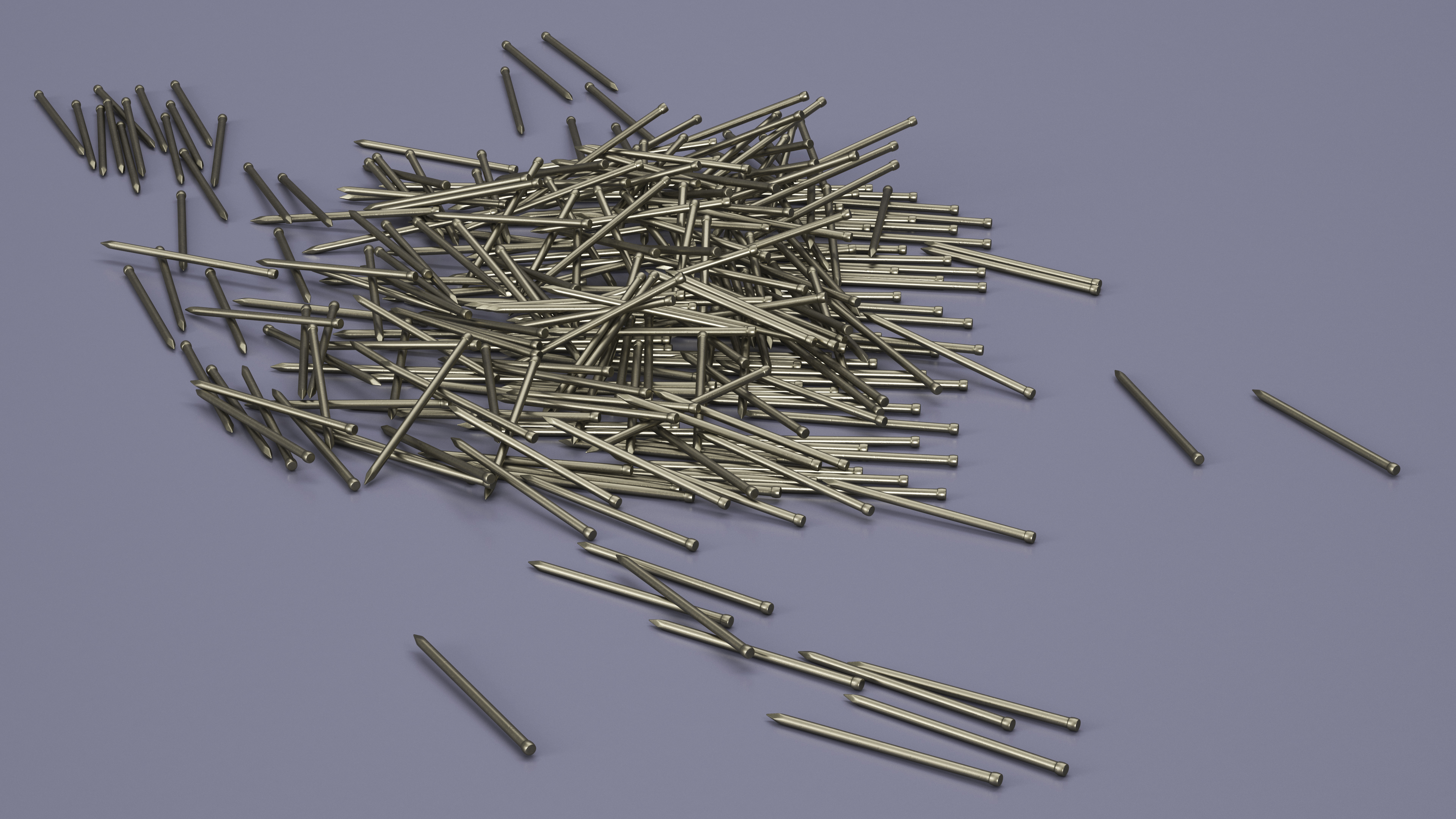 3D model Finishing Nails