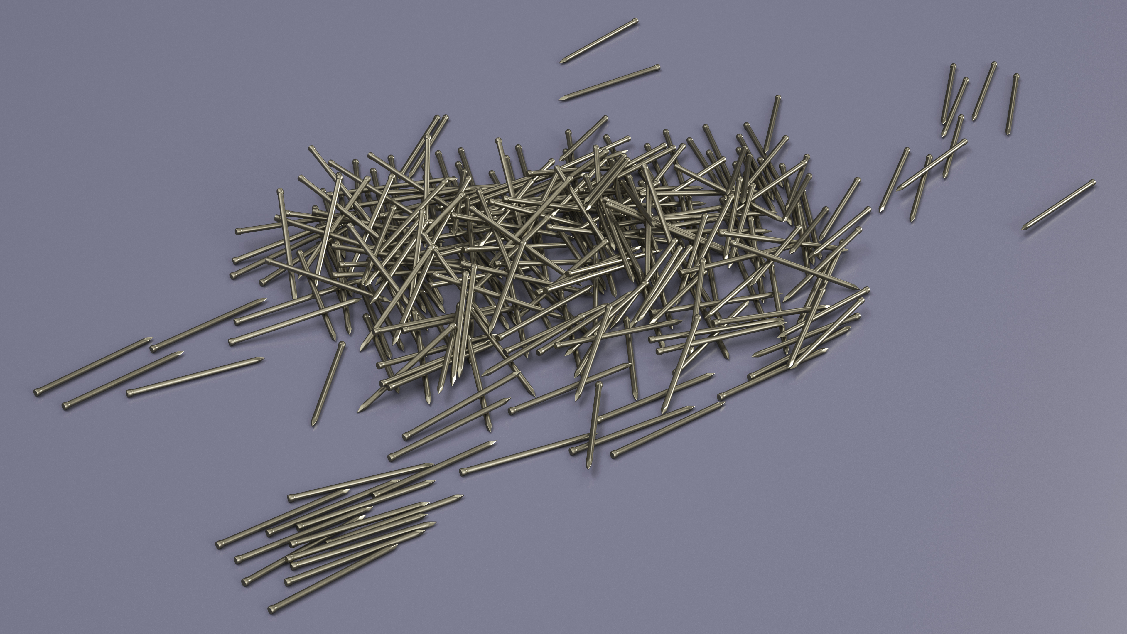 3D model Finishing Nails