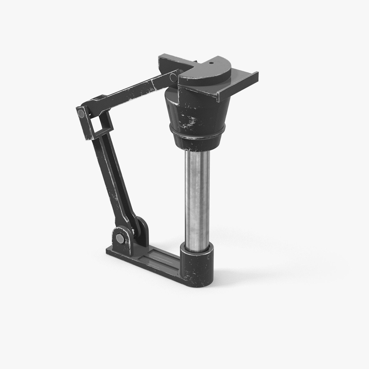 3D model Sci Fi Painted Hydraulic Cylinder 2
