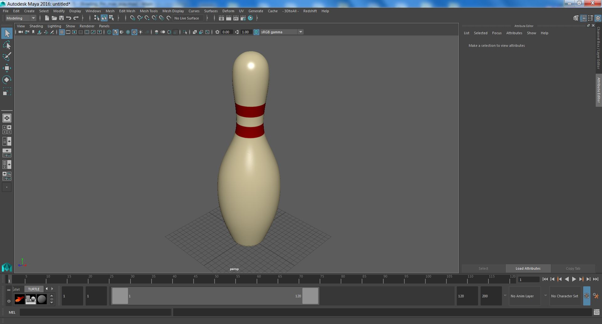 3D Bowling Pin