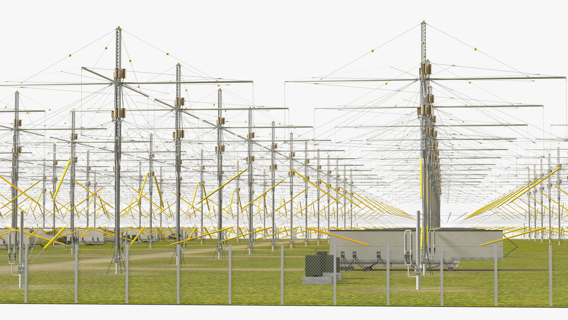 3D HAARP Ionosphere Research Station model