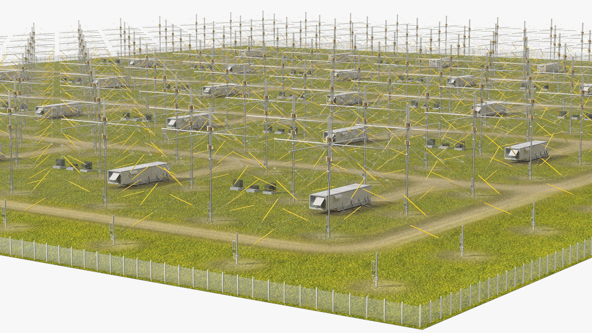 3D HAARP Ionosphere Research Station model