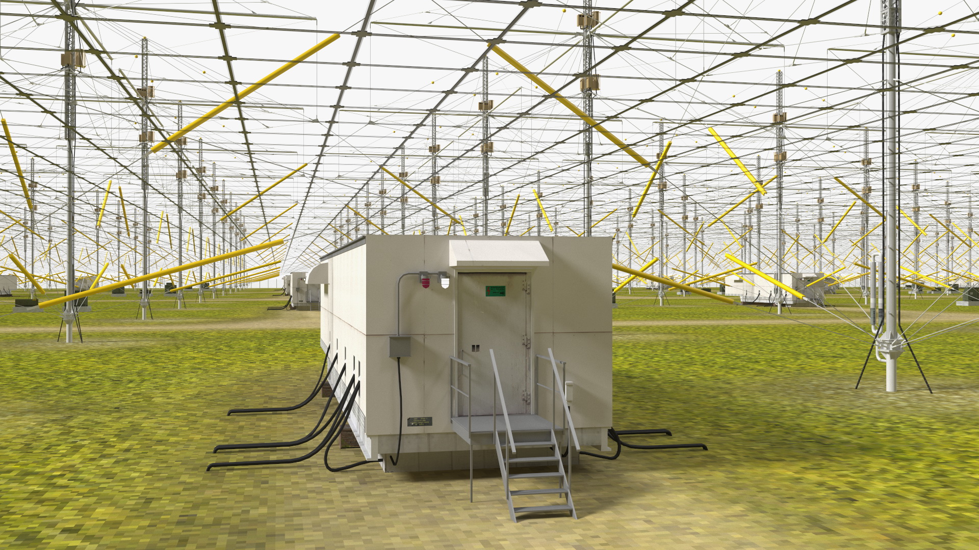 3D HAARP Ionosphere Research Station model
