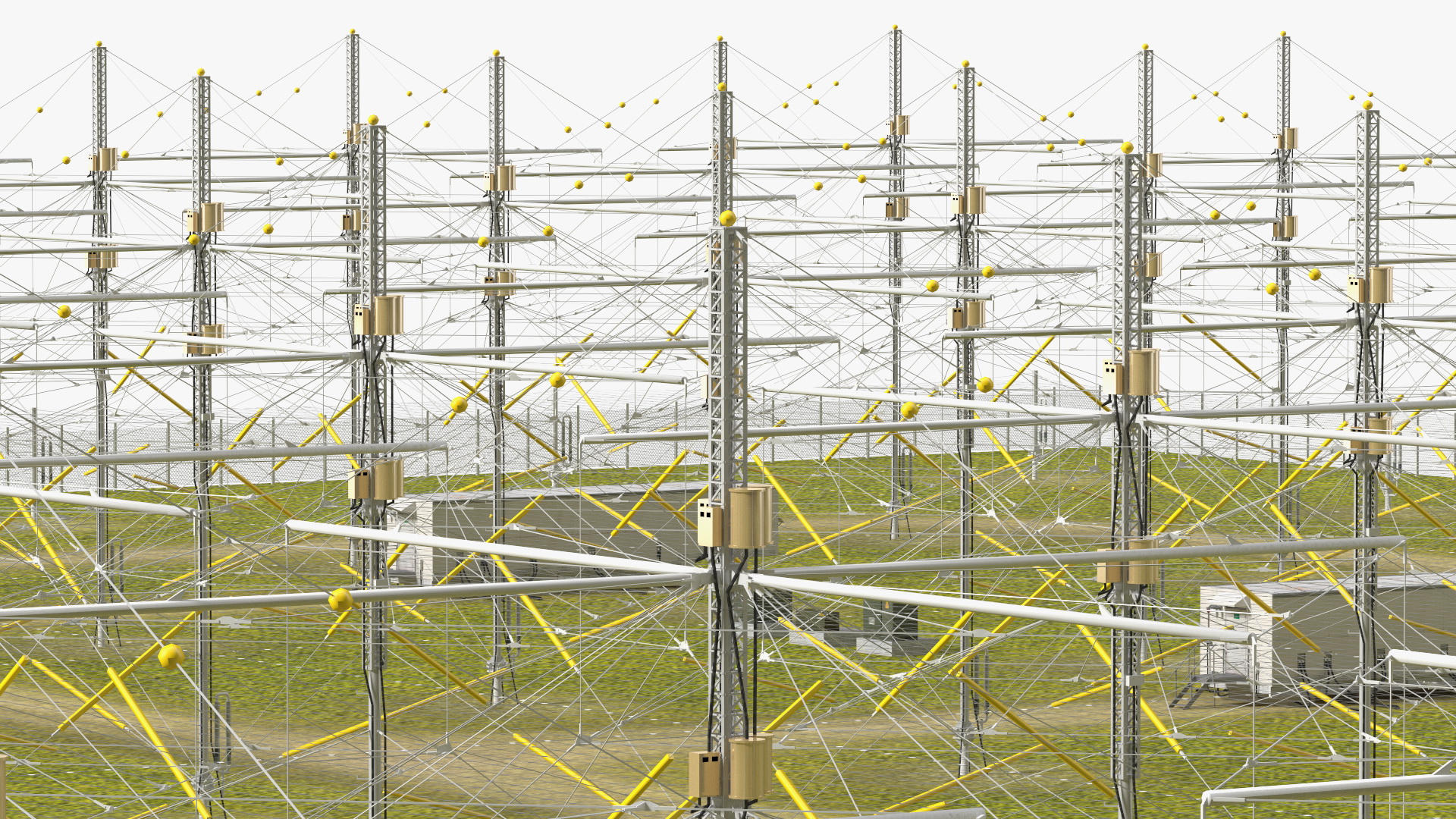 3D HAARP Ionosphere Research Station model