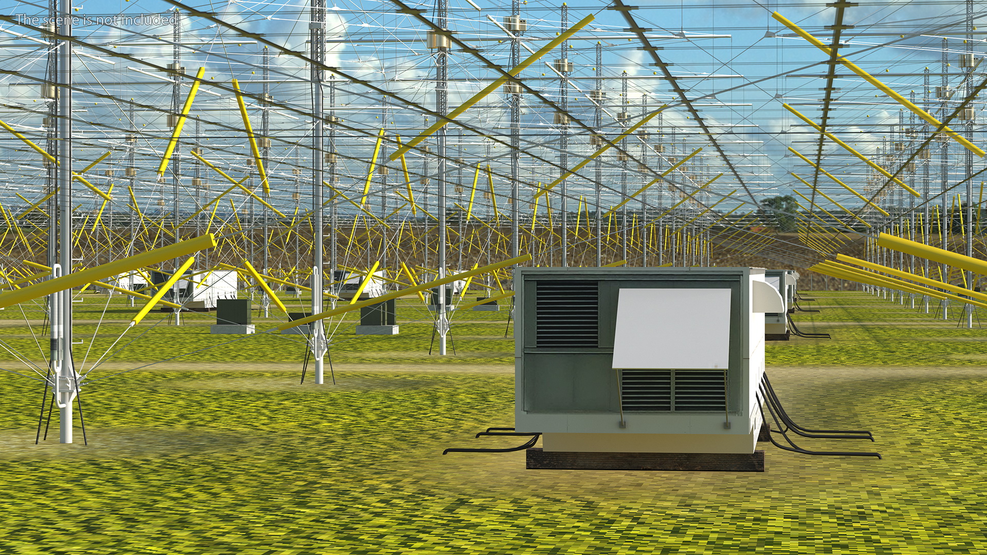 3D HAARP Ionosphere Research Station model