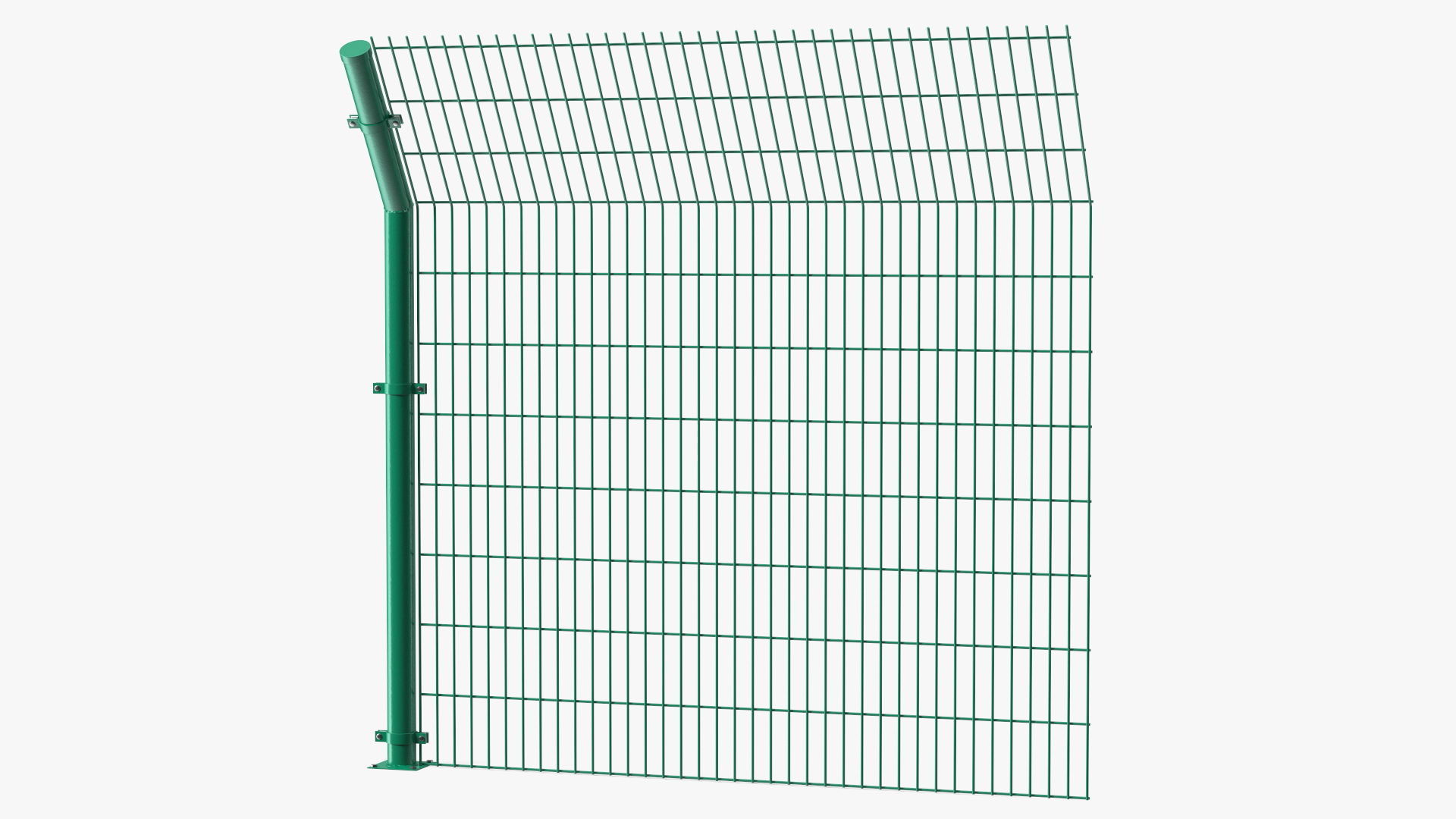 3D Mesh Fence Green