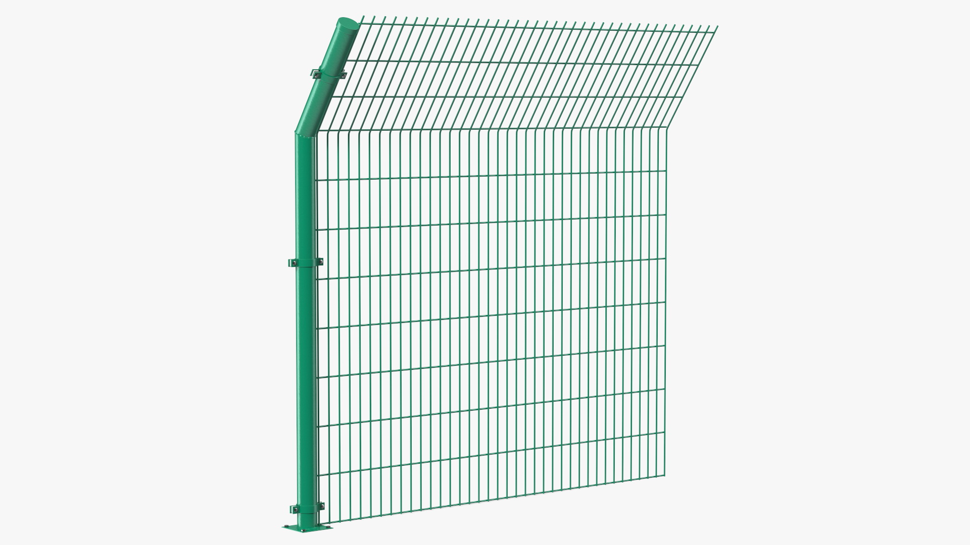 3D Mesh Fence Green