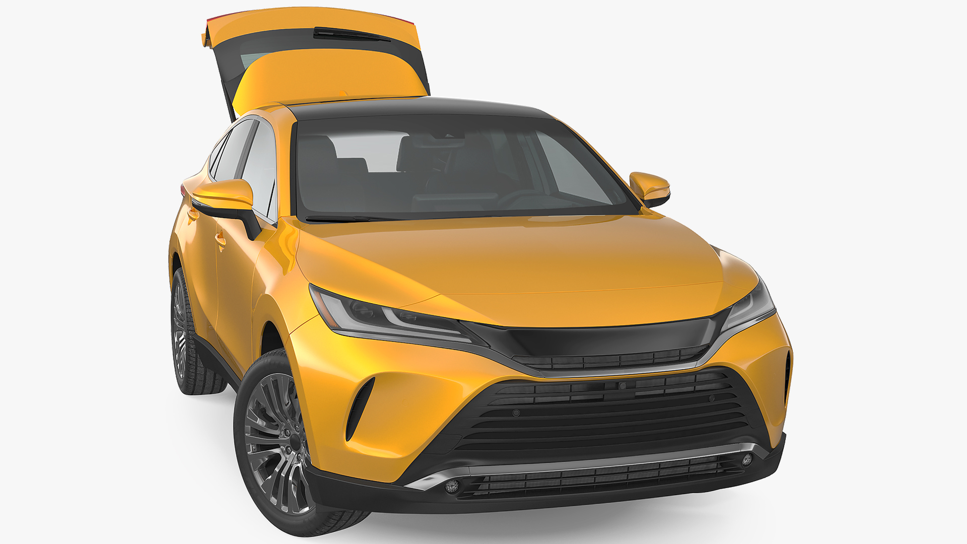 Hybrid SUV Rigged 3D