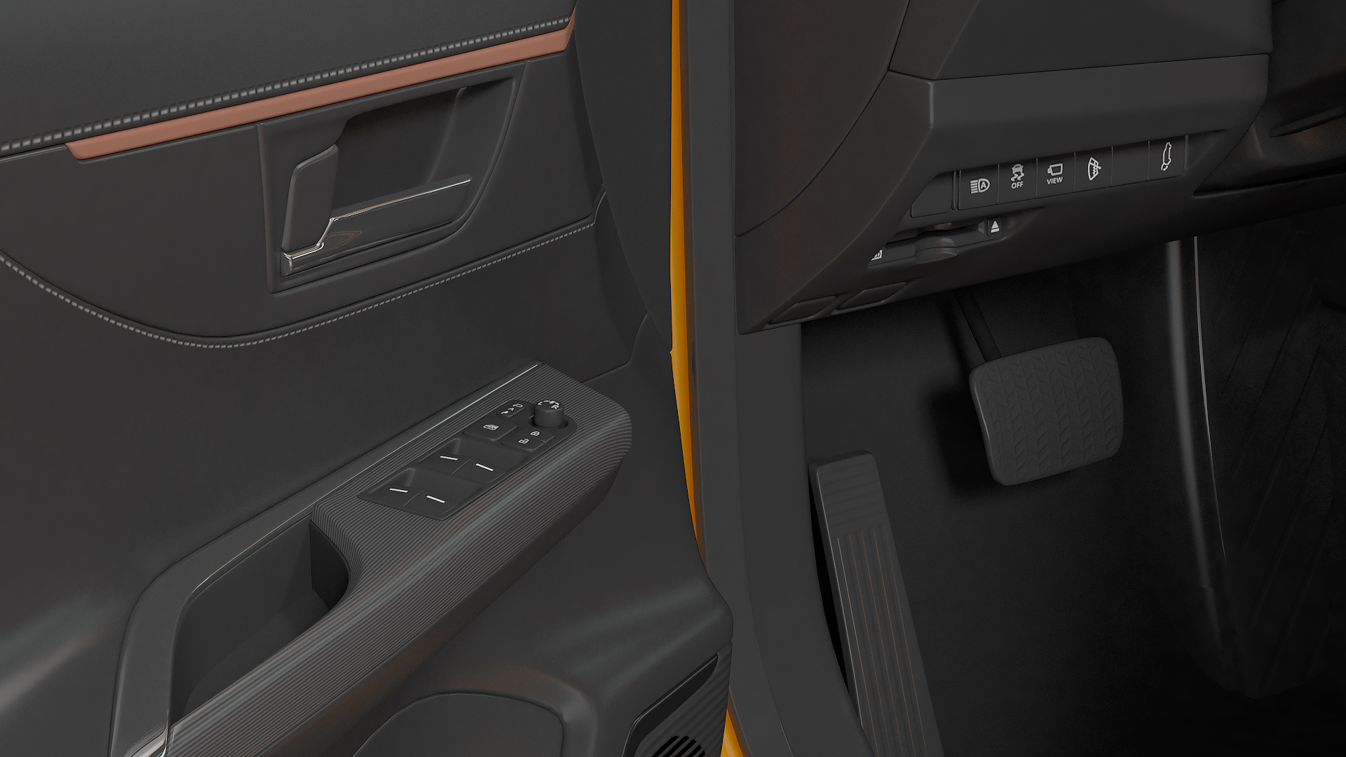 Hybrid SUV Rigged 3D