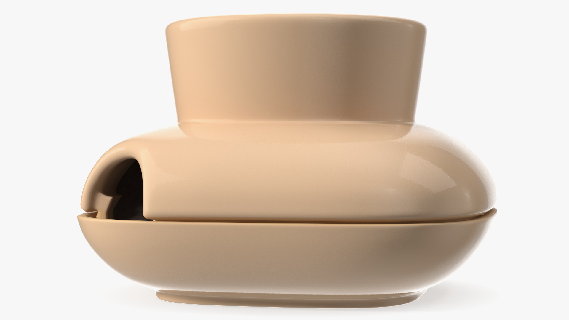 3D model Single Herb Pot Sagaform Beige