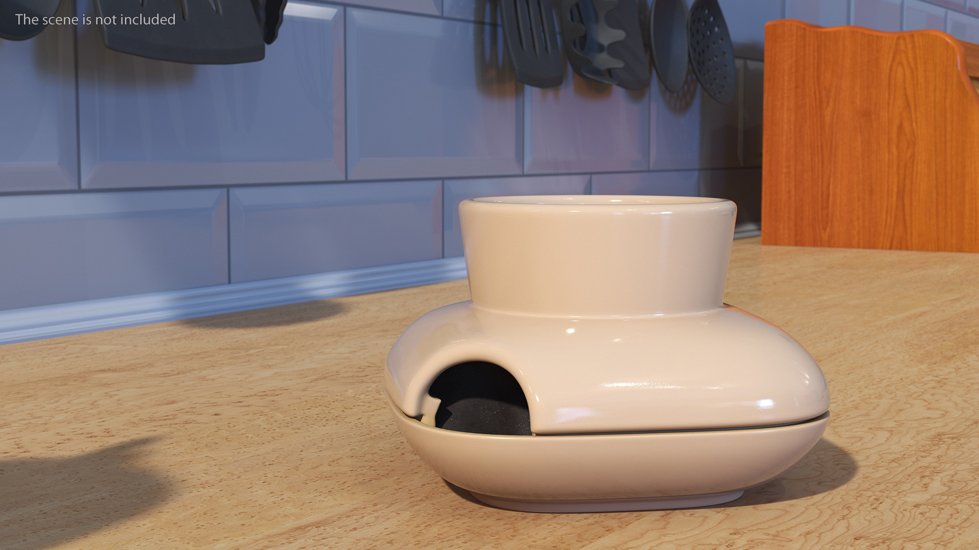 3D model Single Herb Pot Sagaform Beige
